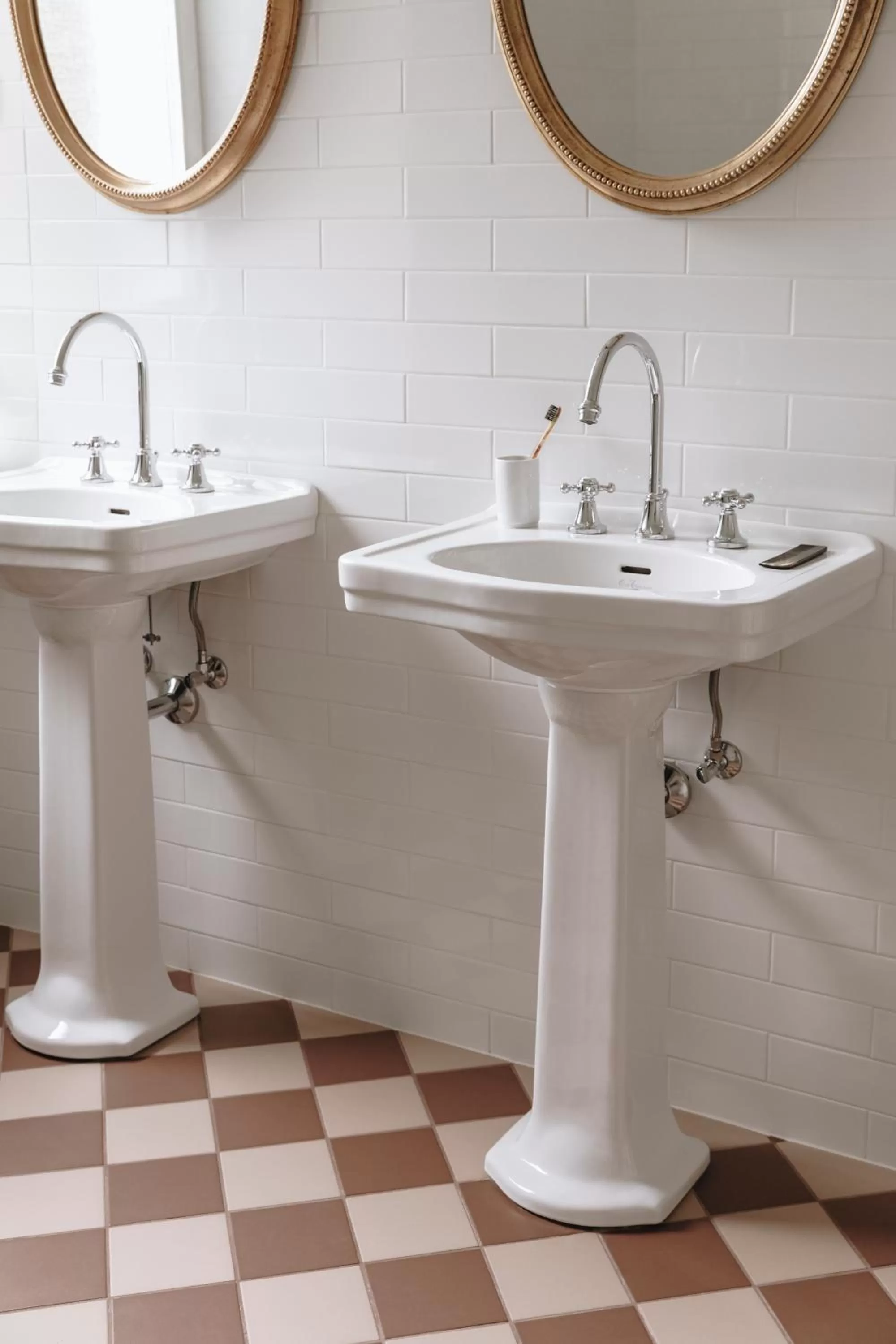 Bathroom in Parkhotel Mondschein, a Member of Design Hotels