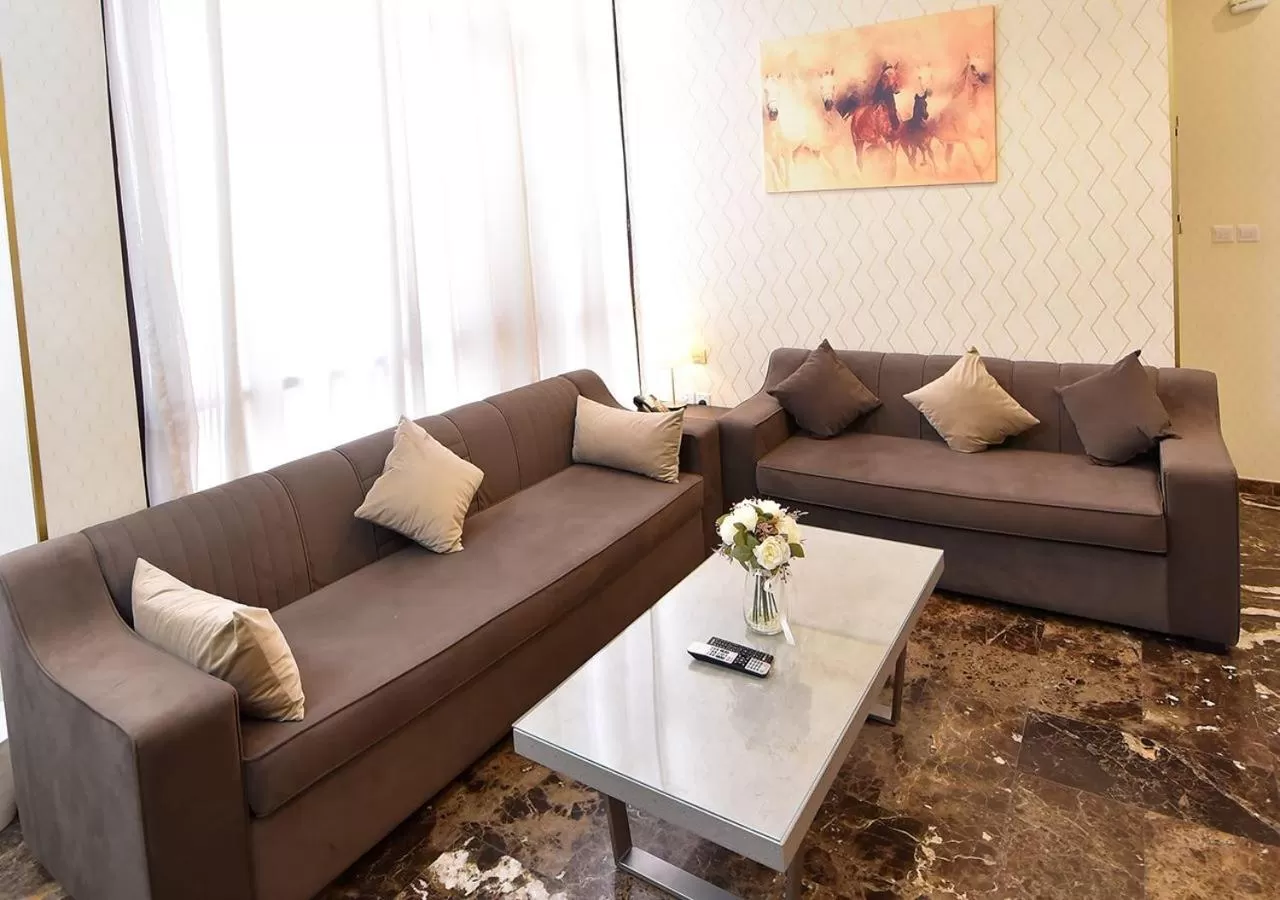 Seating Area in Rihanna Hotel Apartment