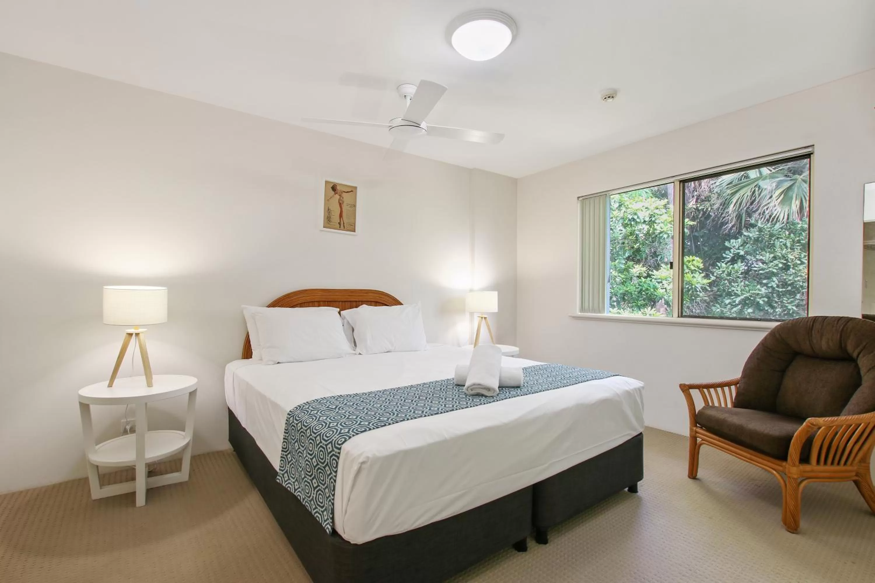 Bed in Lennox Beach Resort