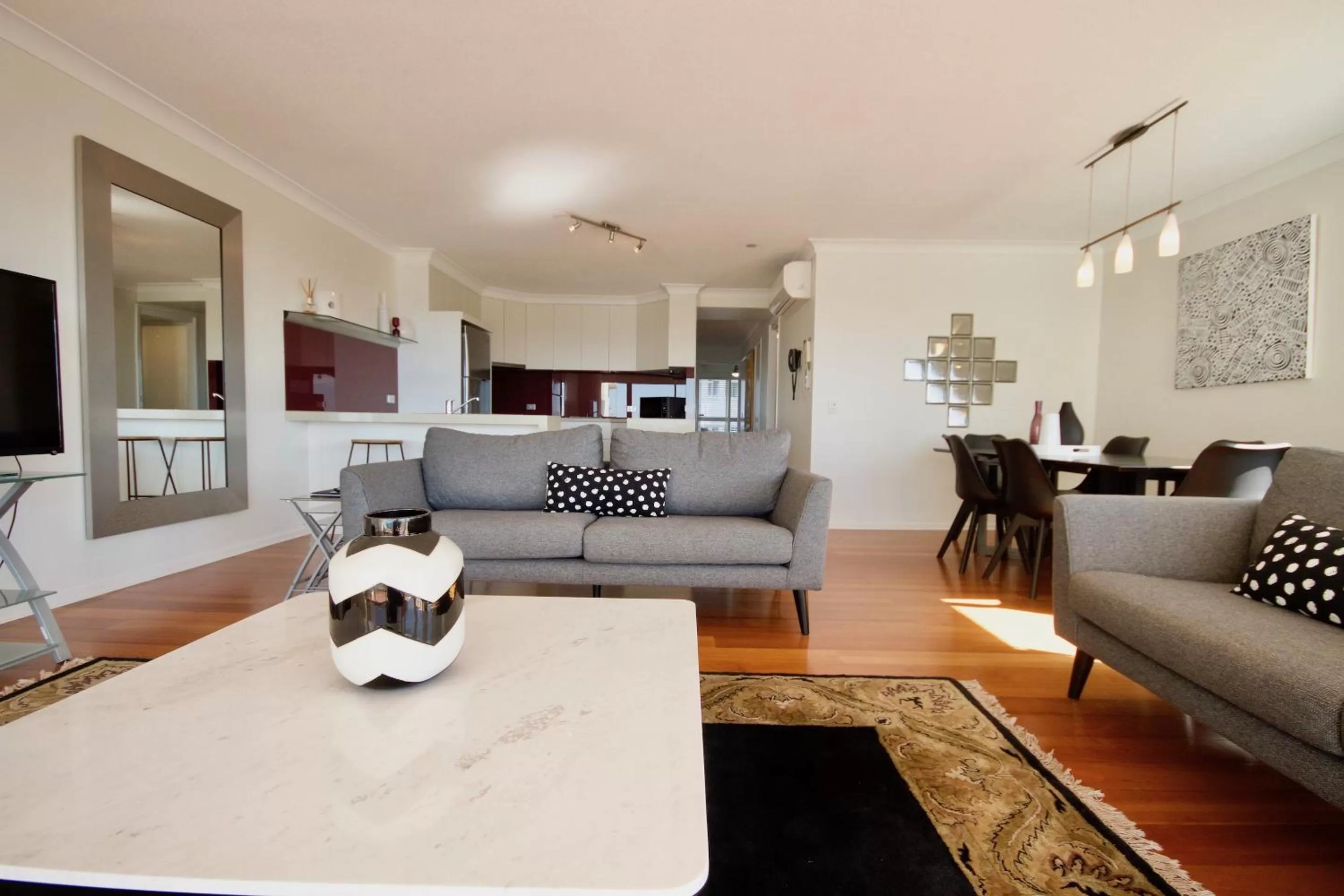 Living room in Osprey Apartments