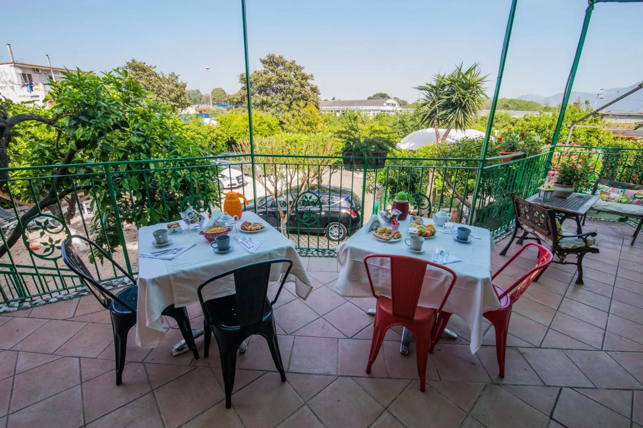 Garden in Villa Rocla guest house Pompei