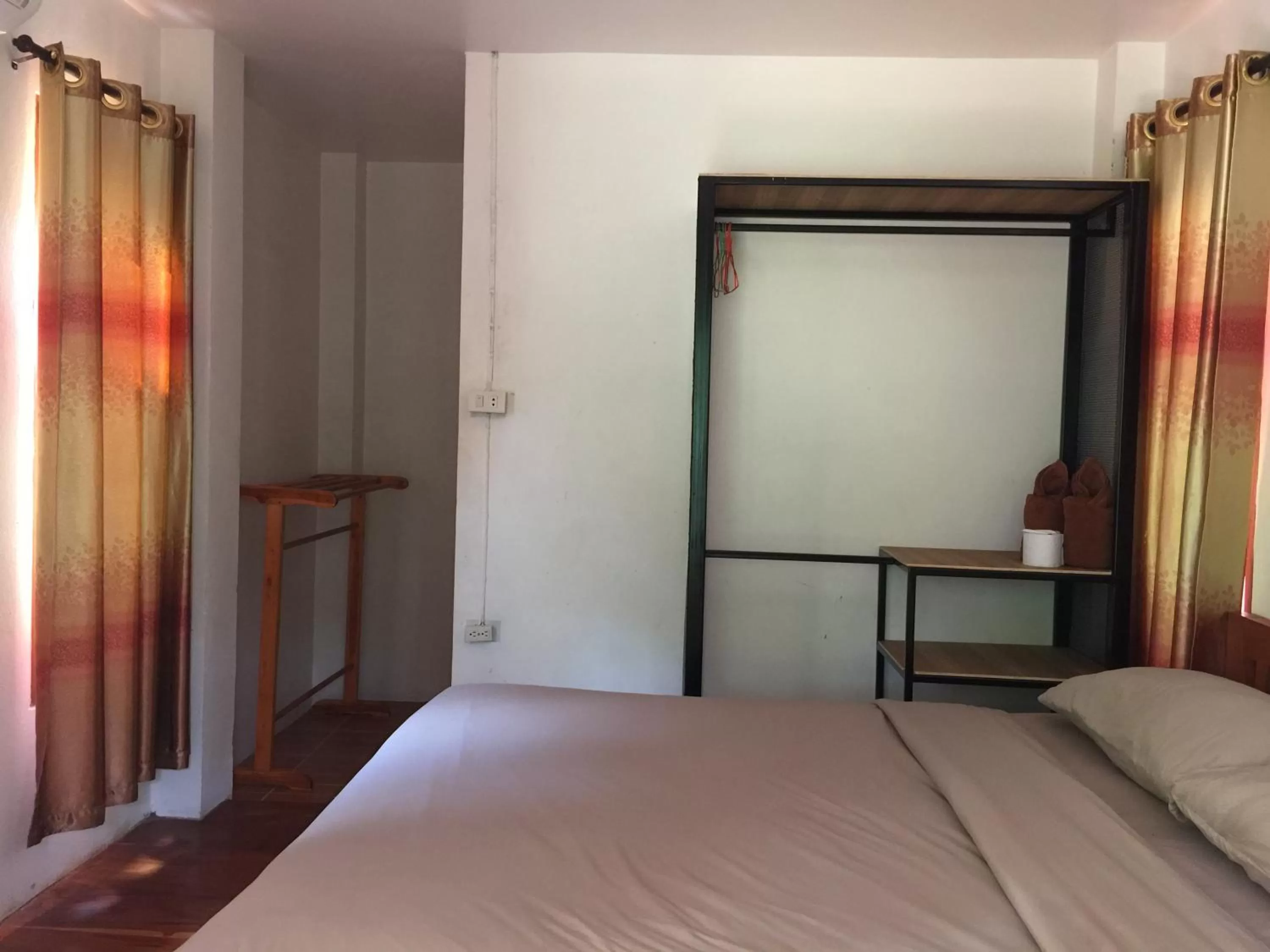 Bed in Pai Loess Resort