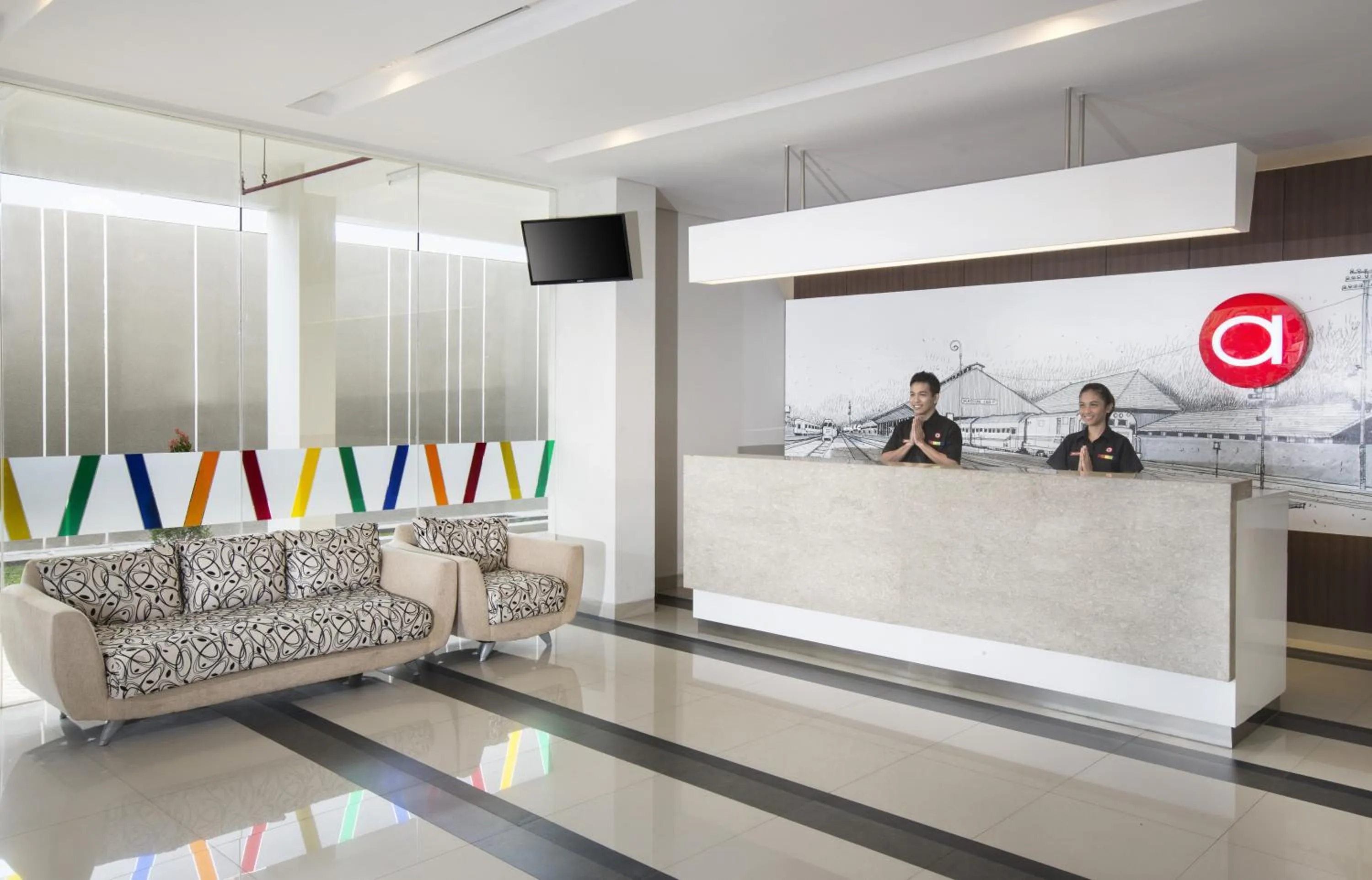 Lobby or reception in Amaris Hotel Madiun