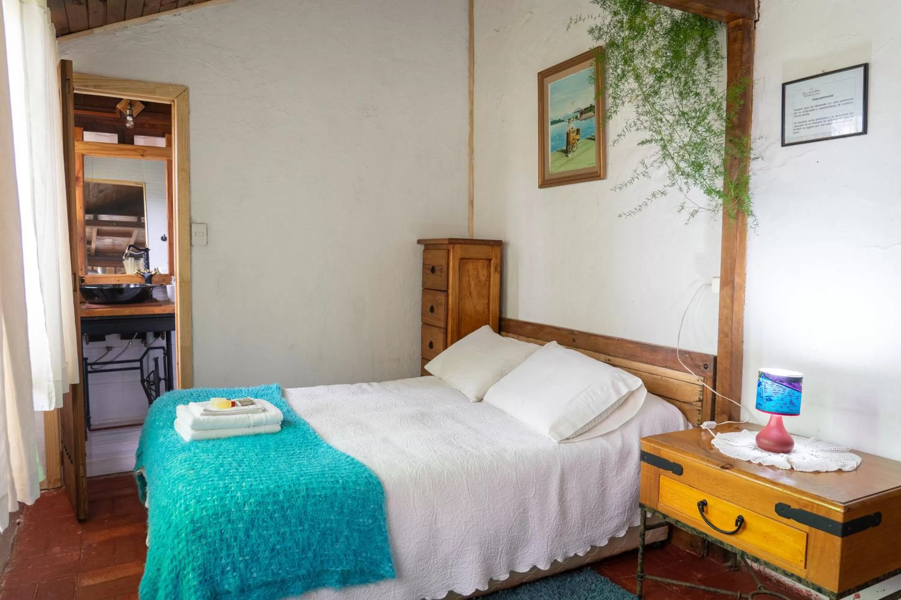 Photo of the whole room, Bed in La Casa de Adobe Natural y Más
