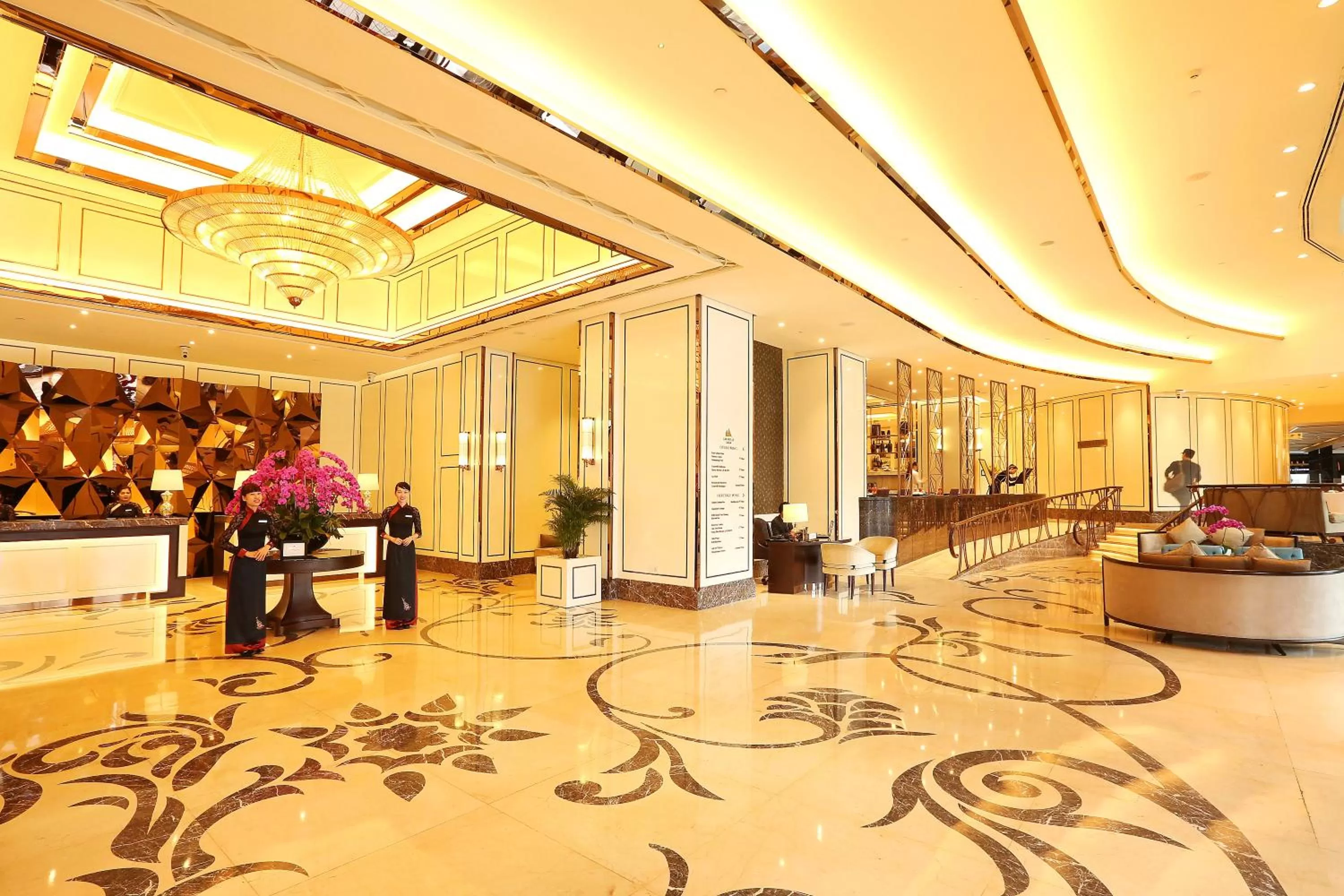 Lobby or reception in Caravelle Saigon