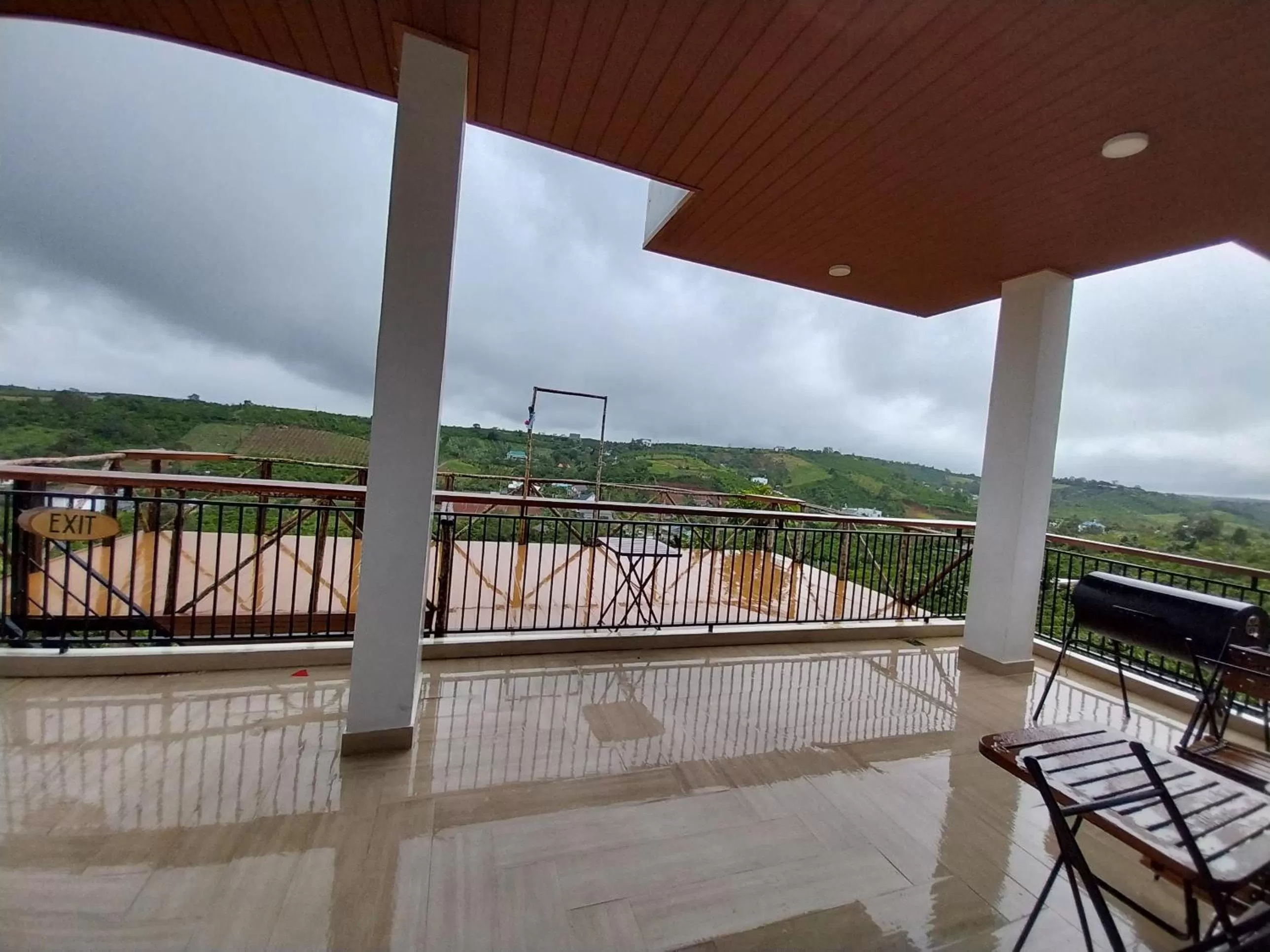 Property building, Balcony/Terrace in Mùa Tím Villa