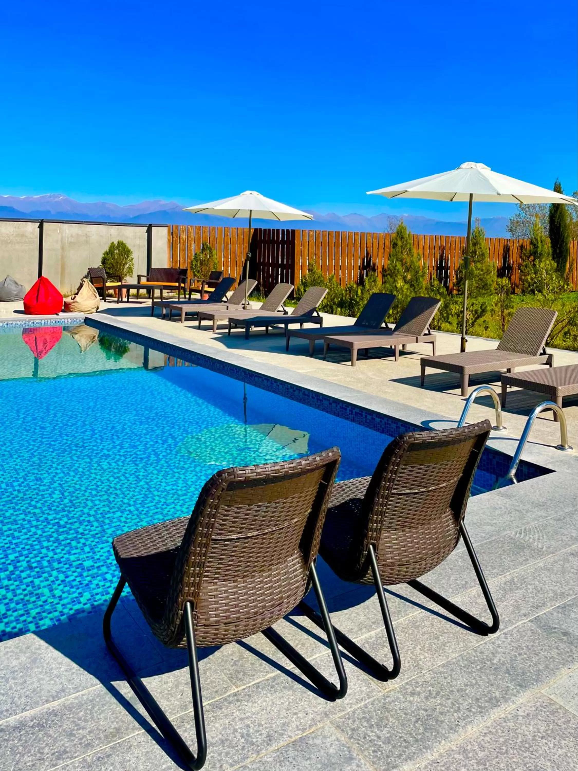 Property building, Swimming Pool in The Wine Hotel Telavi