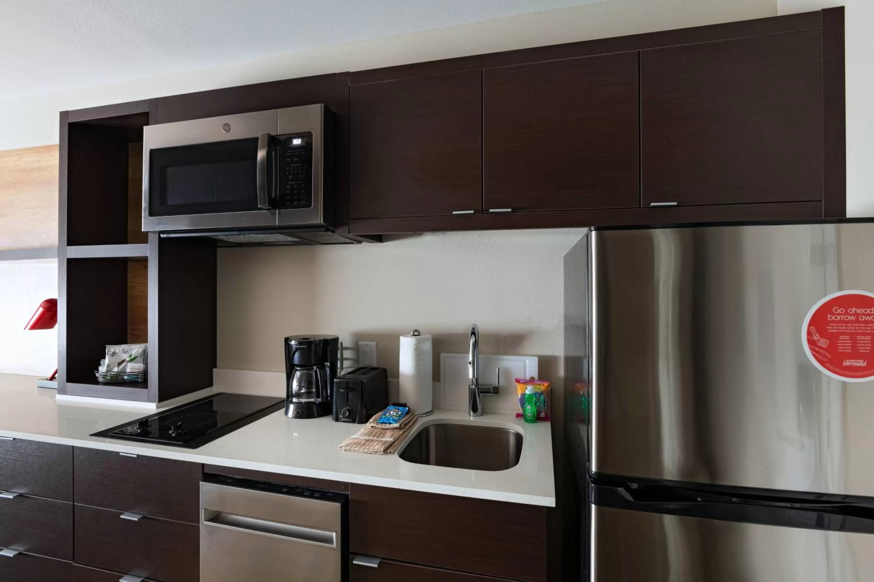 Kitchen or kitchenette in TownePlace Suites San Antonio Northwest at The RIM