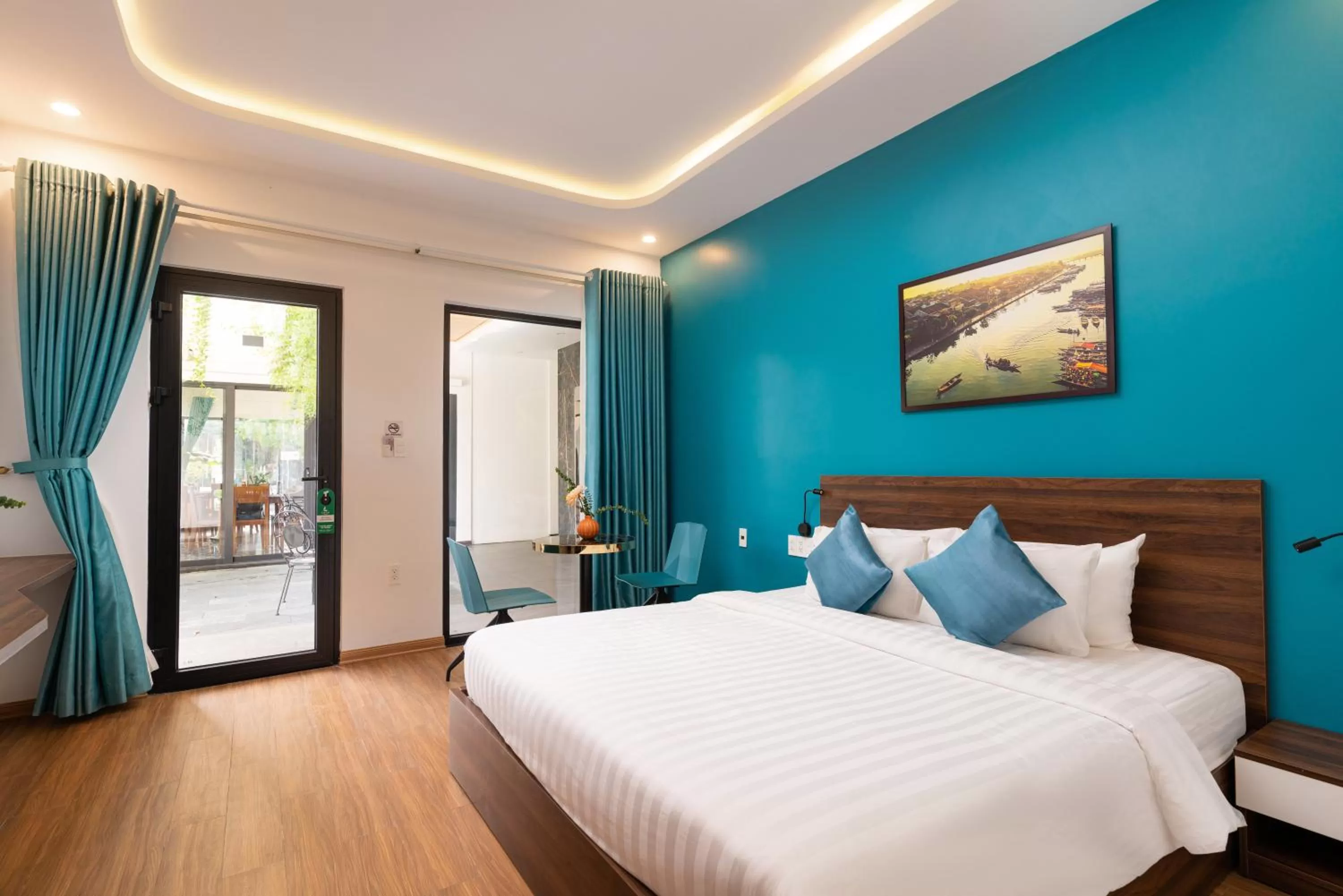 Double Room with Pool View in Hoianese Sunset Serenity Hotel