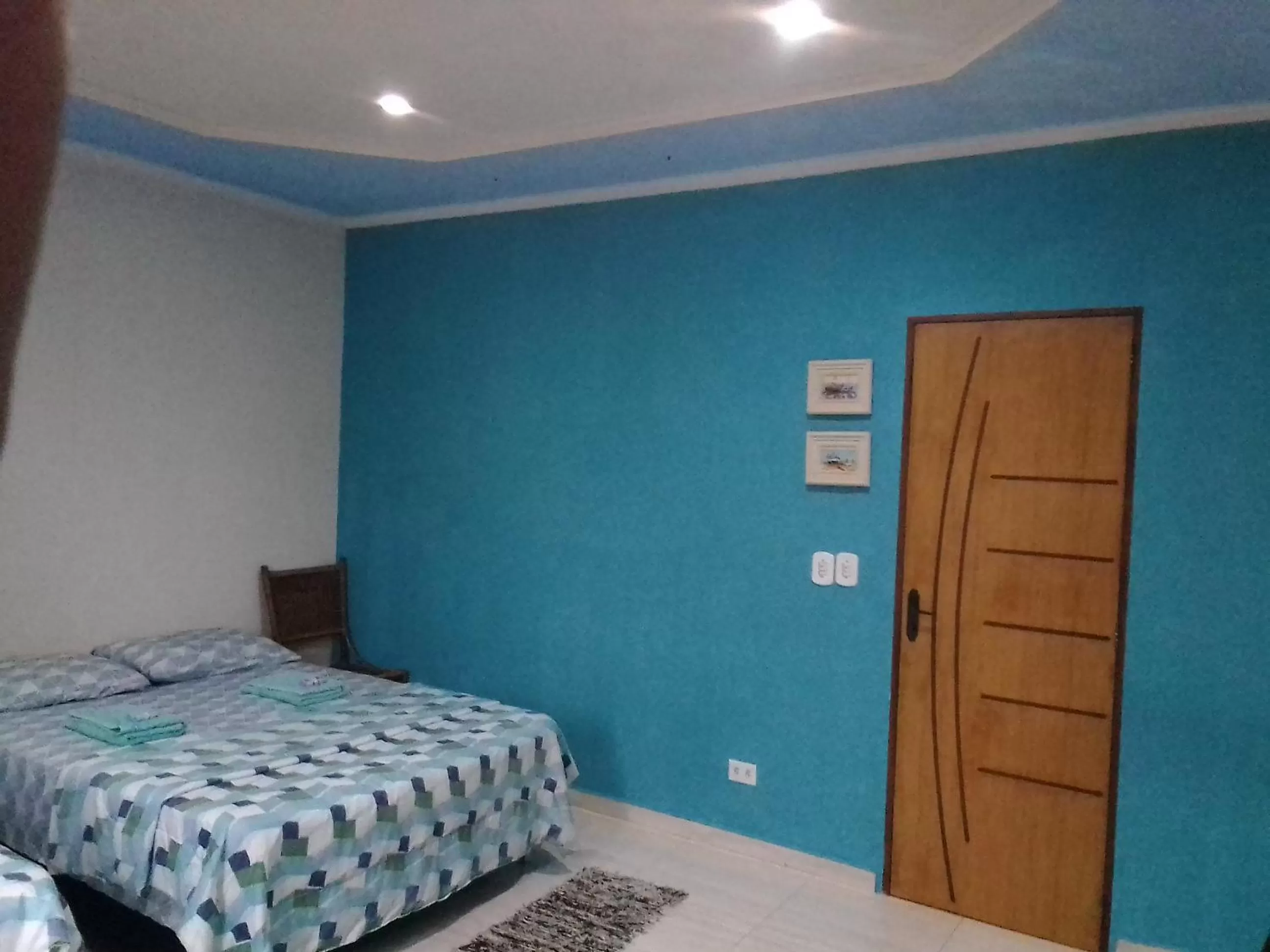 Bed in Hospedagem Pousada Fantasia Paraty