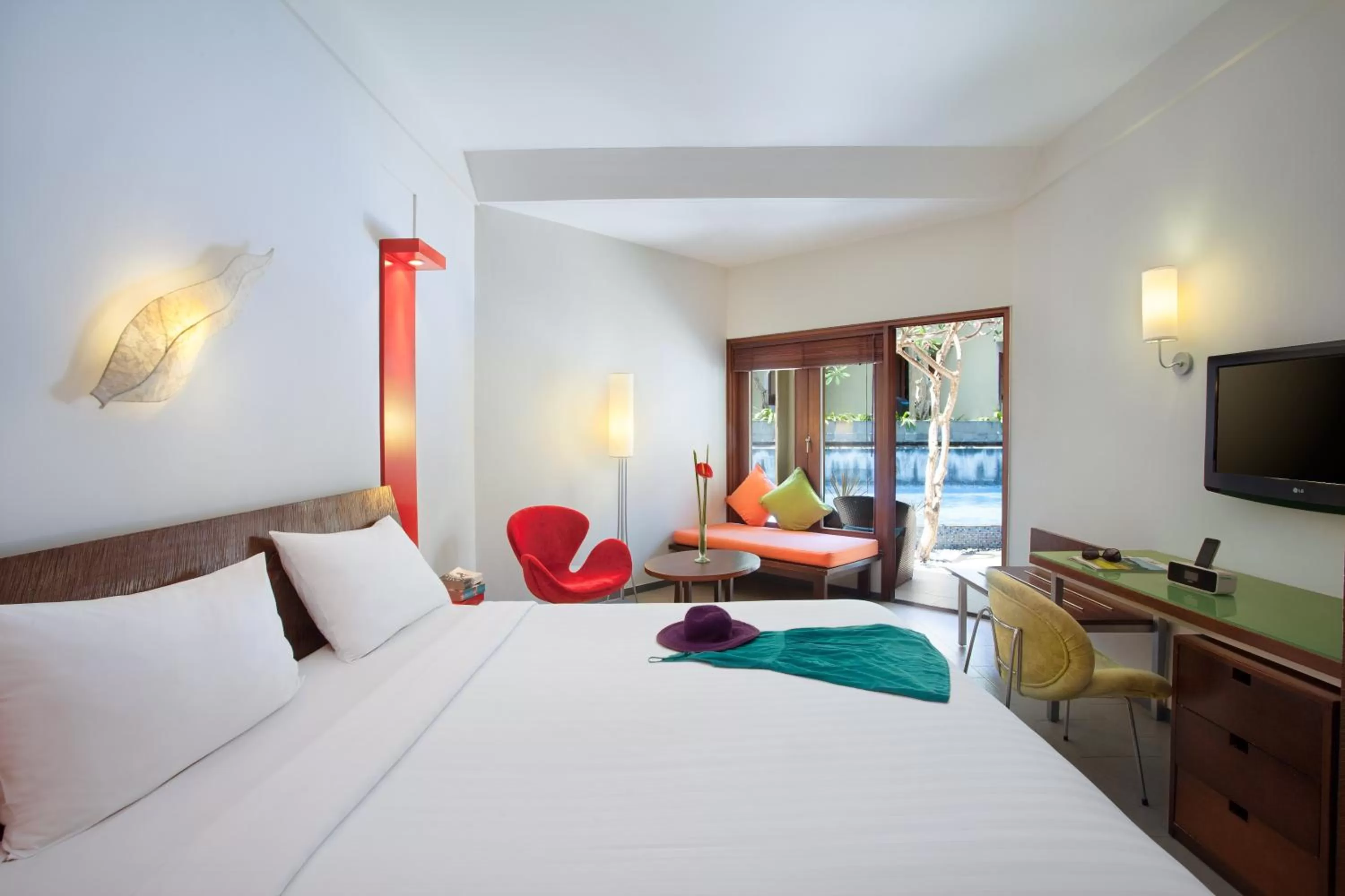 Bedroom, Bed in ibis Styles Bali Legian