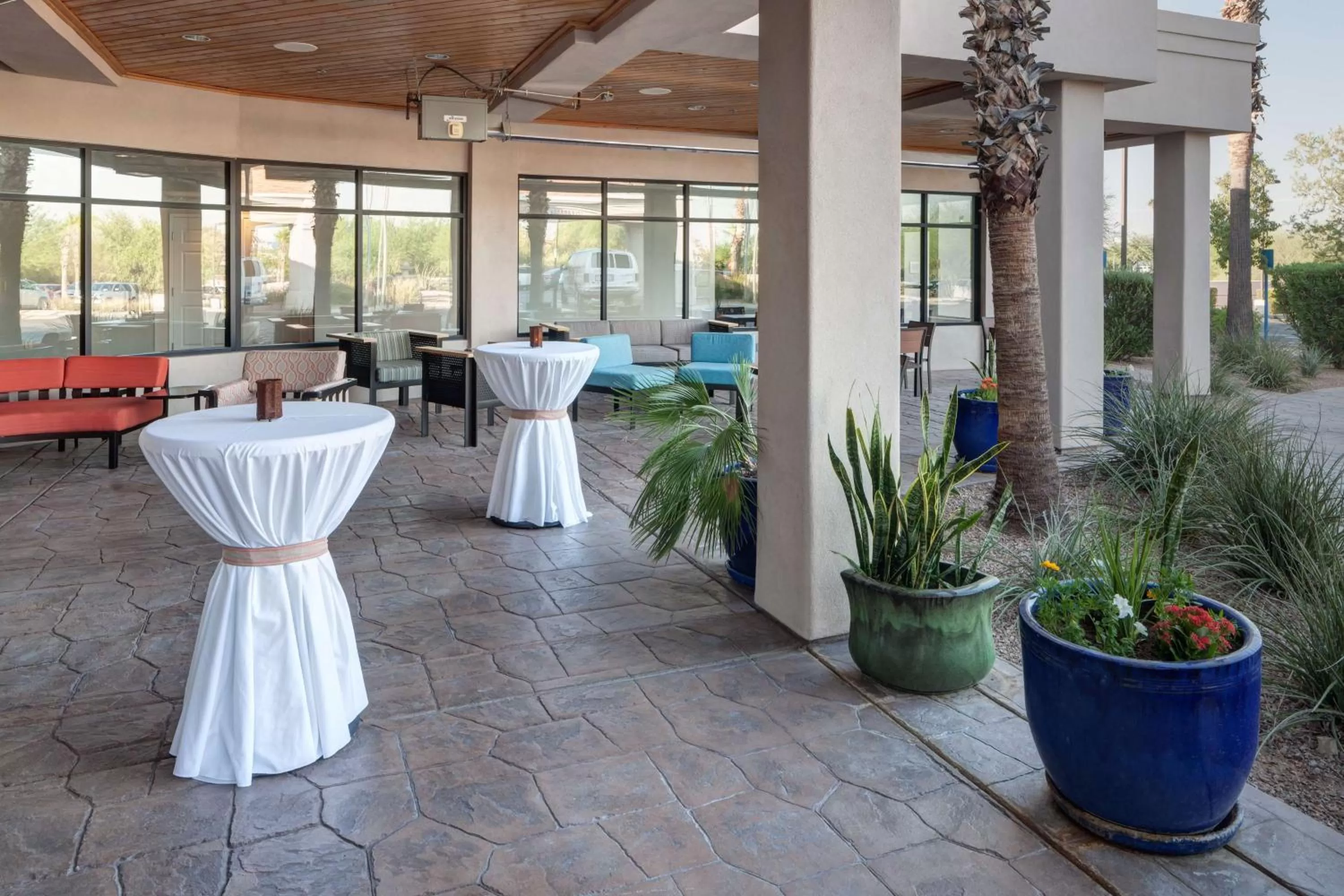 Patio in Hilton Garden Inn Tucson Airport