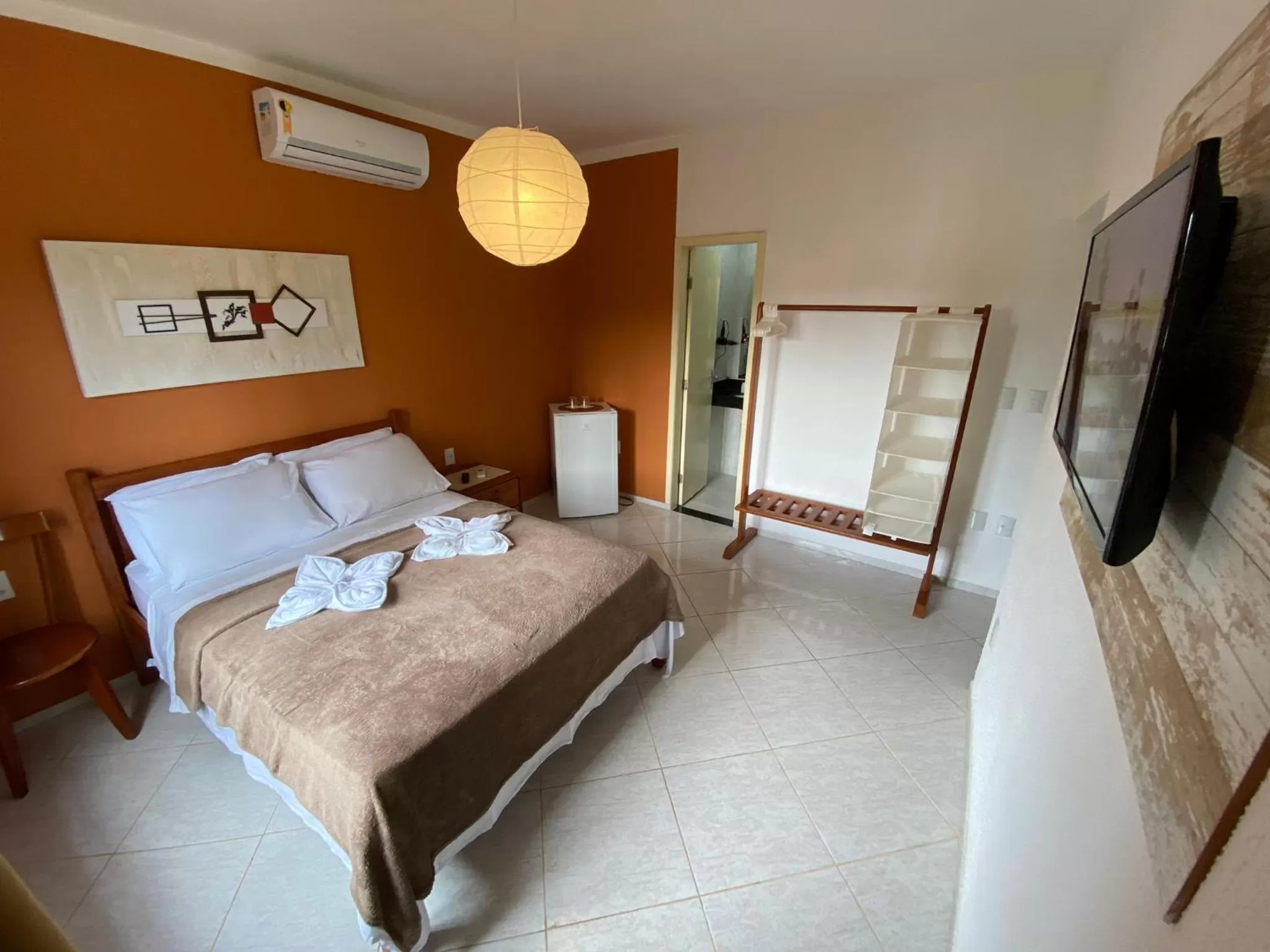 Bed in Refúgio Pousada Fortaleza