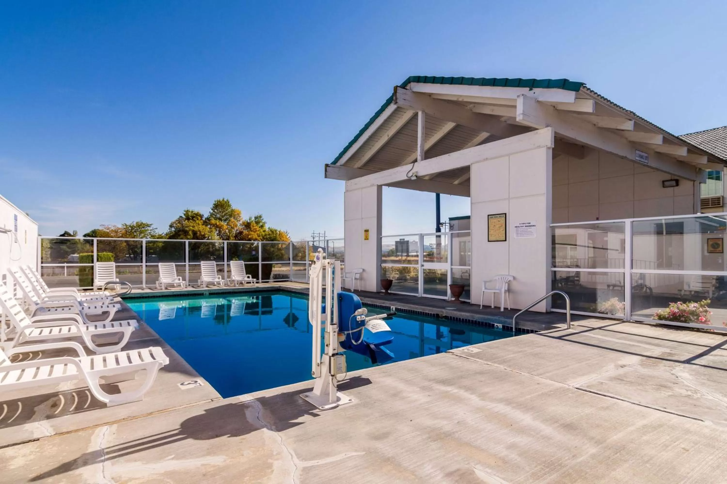 On site in Motel 6-The Dalles, OR