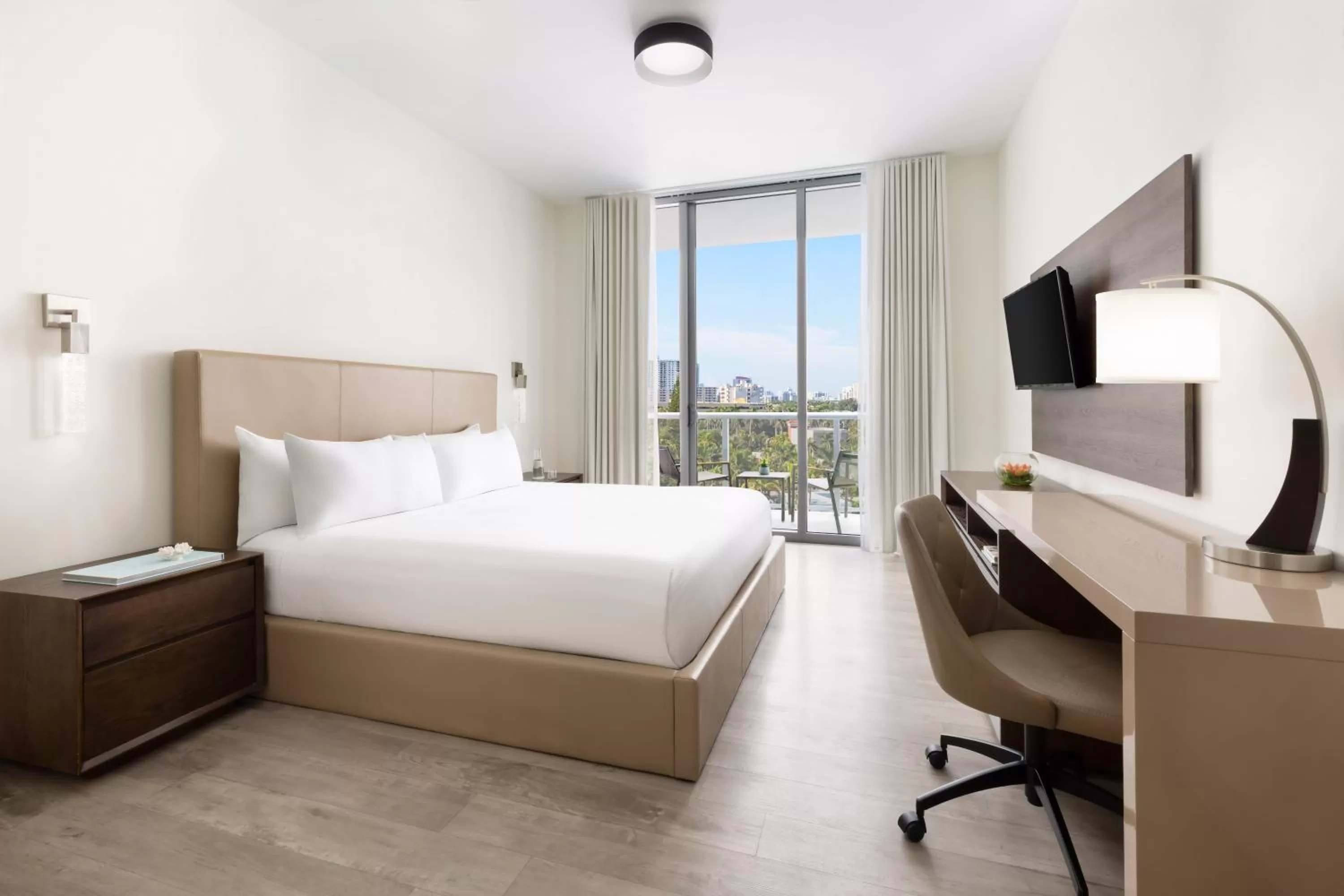 Bed in Costa Hollywood Beach Resort - An All Suite Hotel