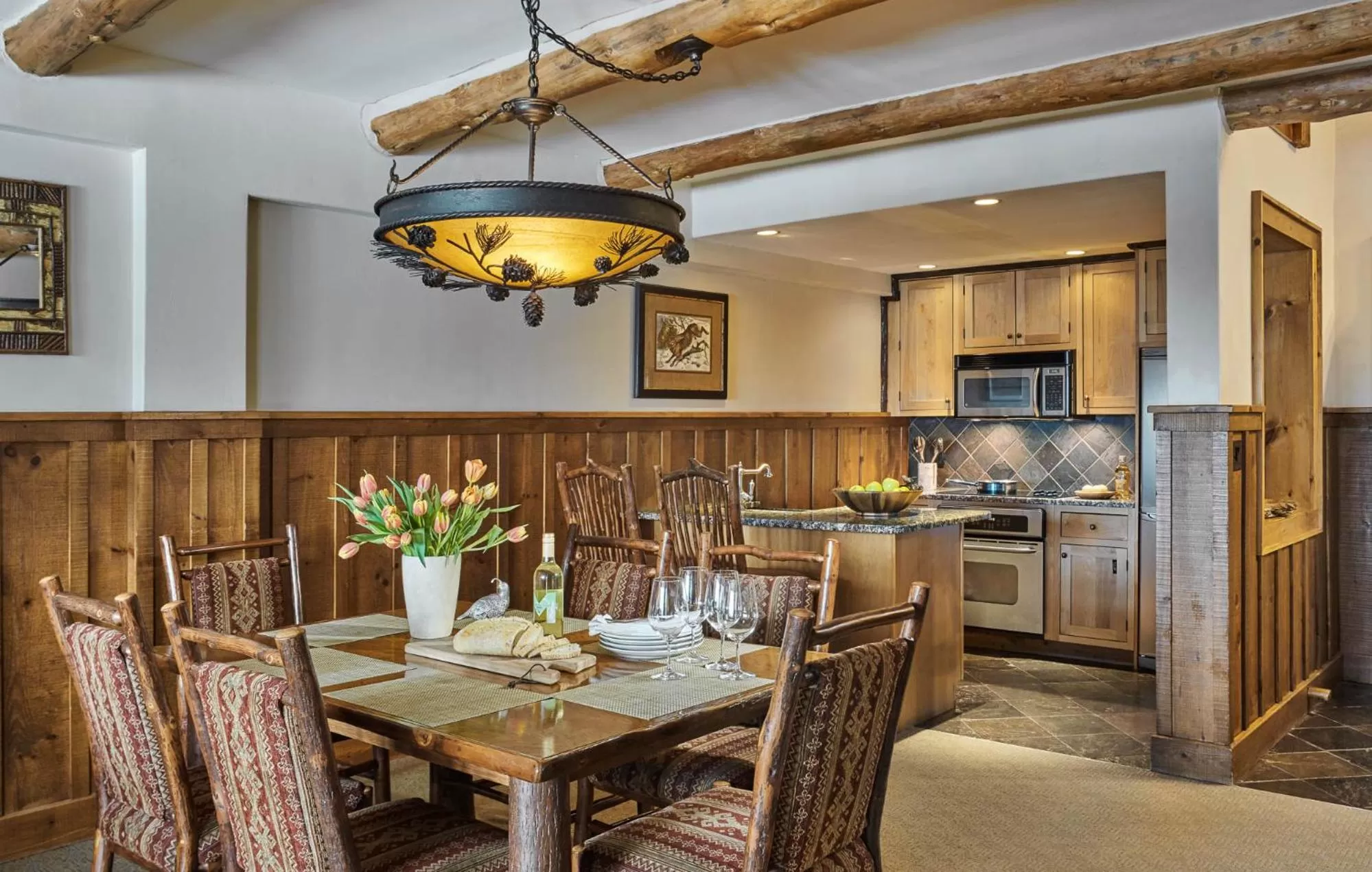 Kitchen or kitchenette in The Whiteface Lodge