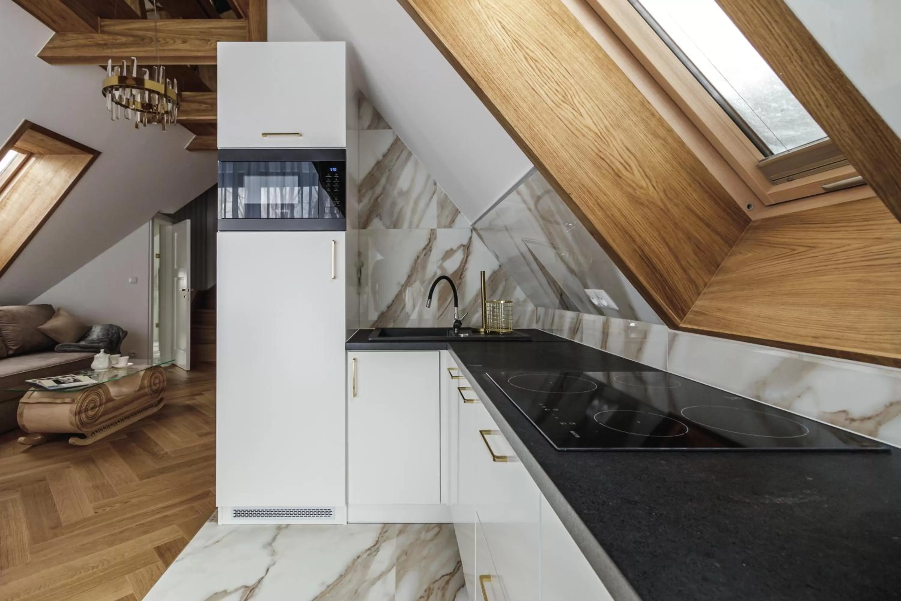 Kitchen or kitchenette, Kitchen/Kitchenette in Jagiellońska Residence