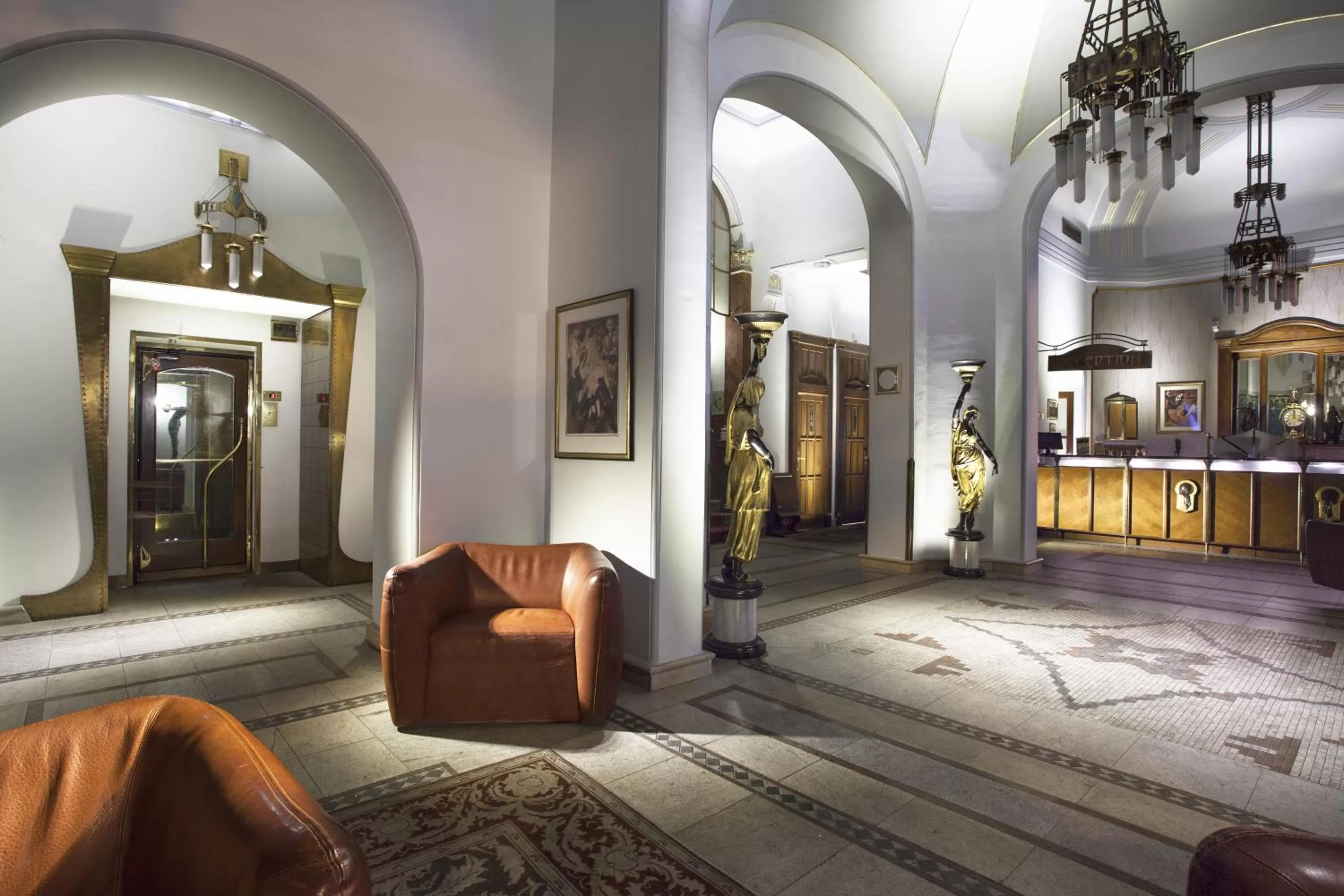 Lobby or reception in Hotel Paris Prague
