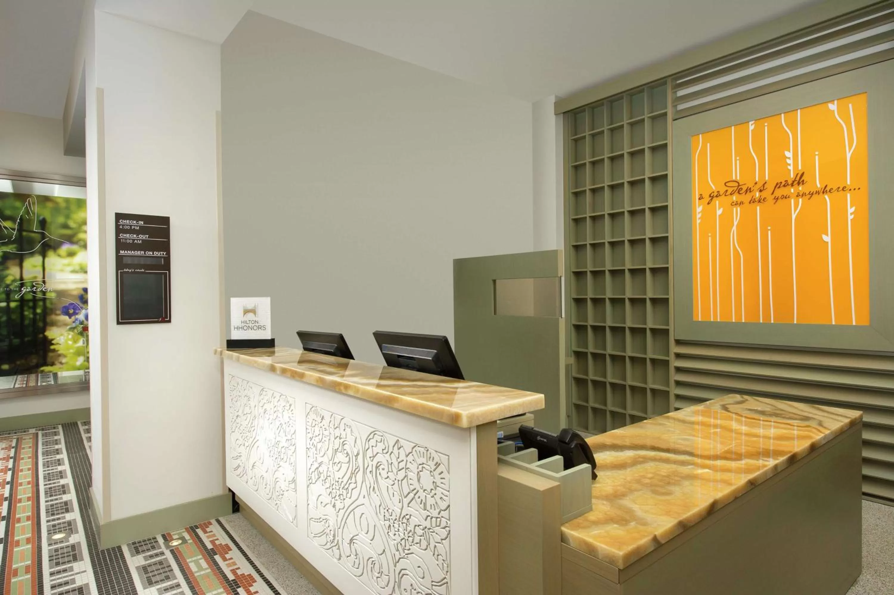 Lobby or reception in Hilton Garden Inn Miami South Beach