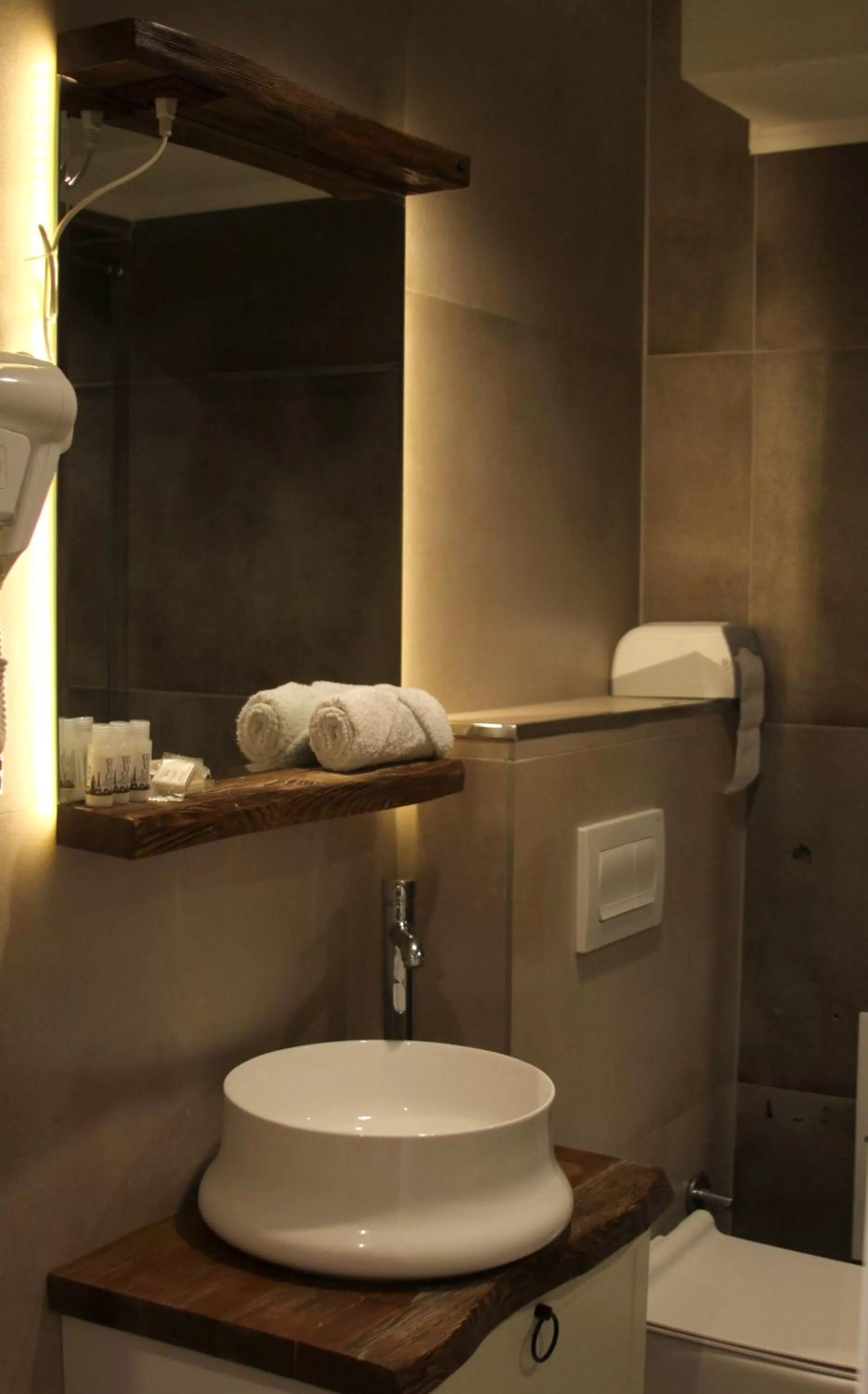 Bathroom in Hotel Driada