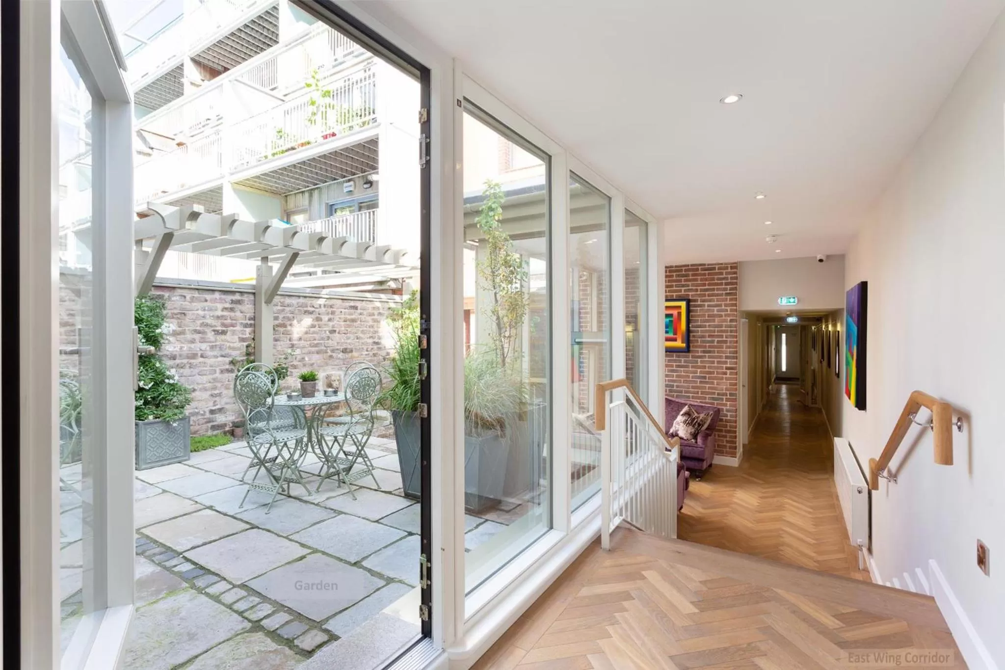 Patio in Gardiner Lodge