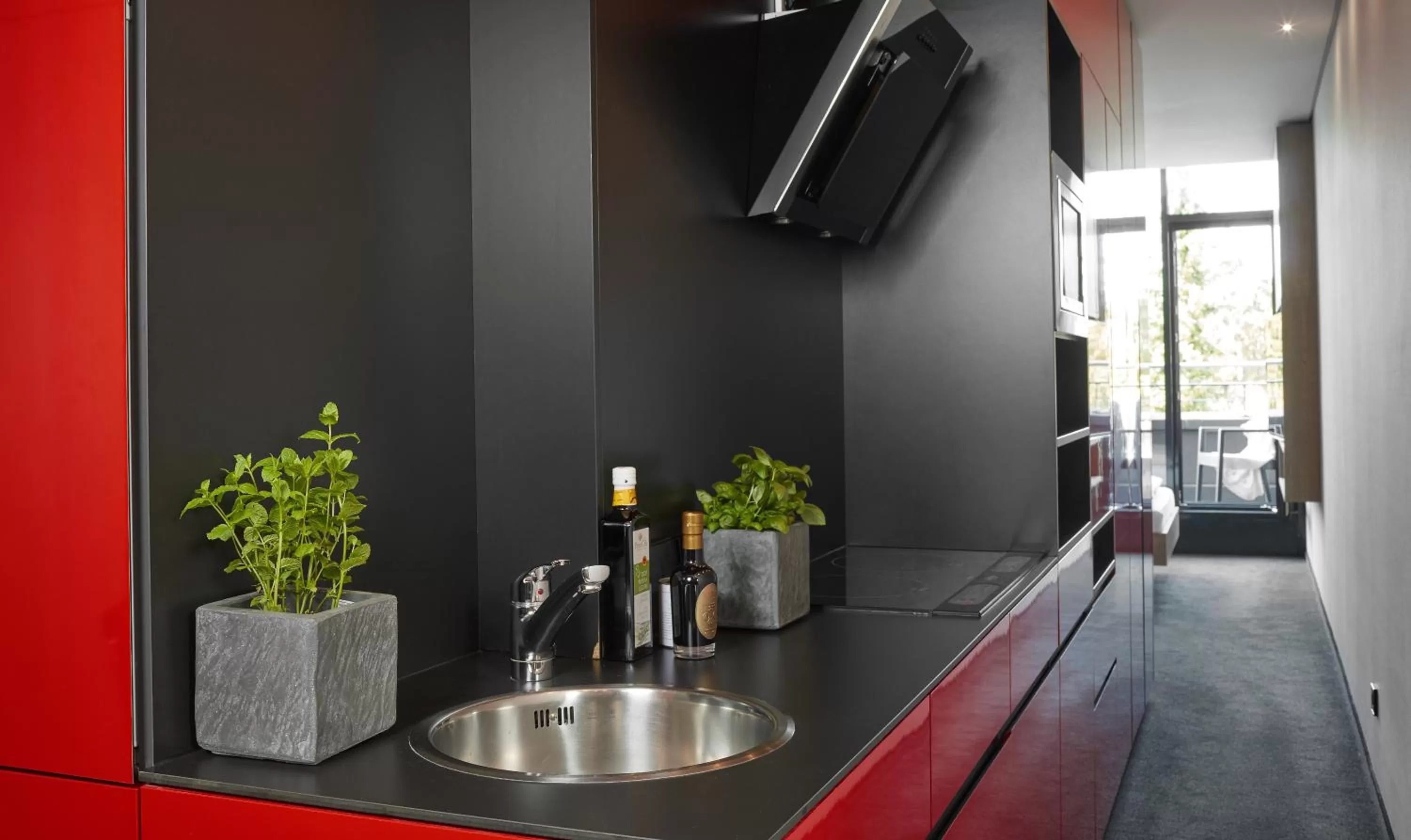 Food and drinks in Living Hotel Frankfurt