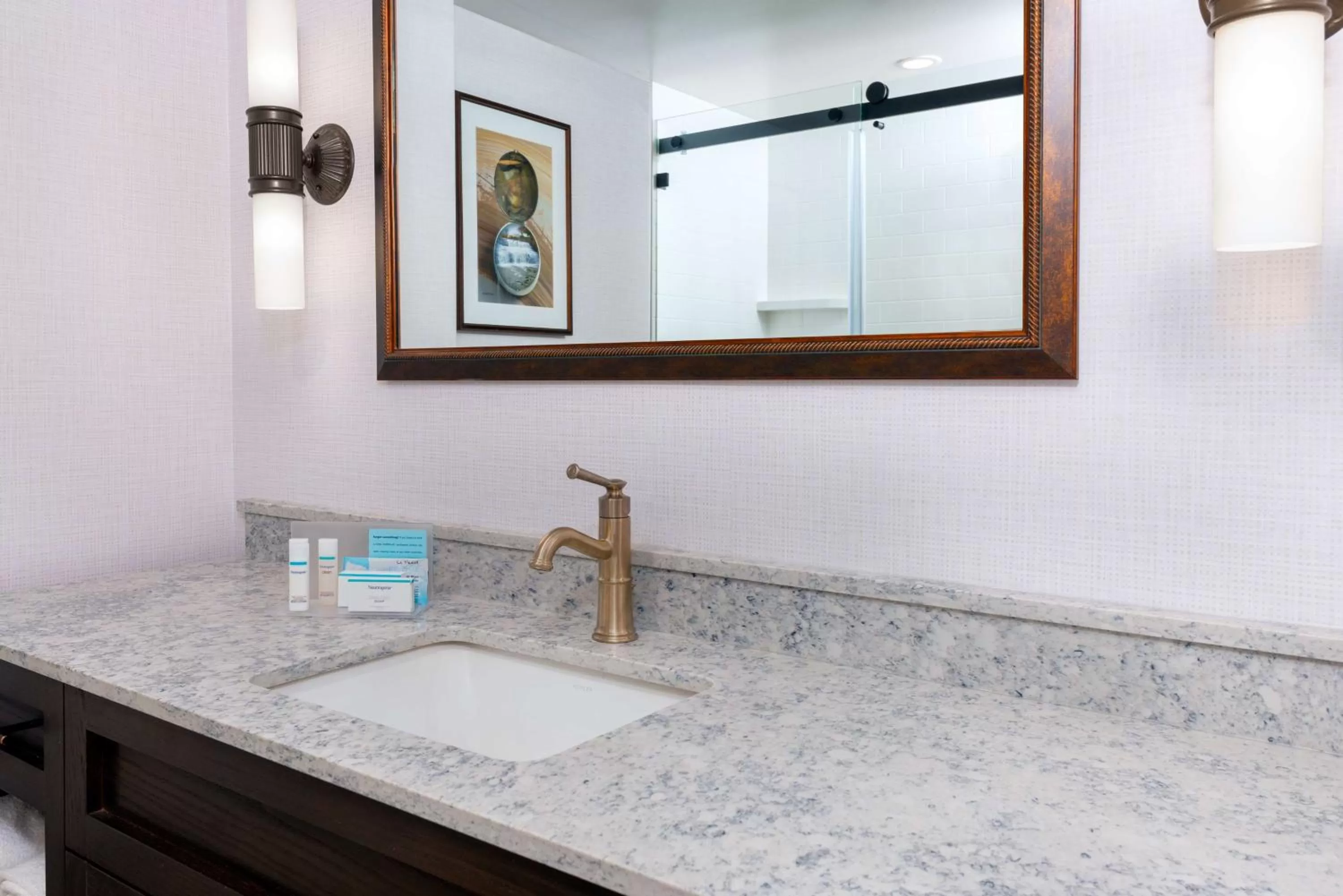 Bathroom in Hampton Inn Buffalo-Williamsville