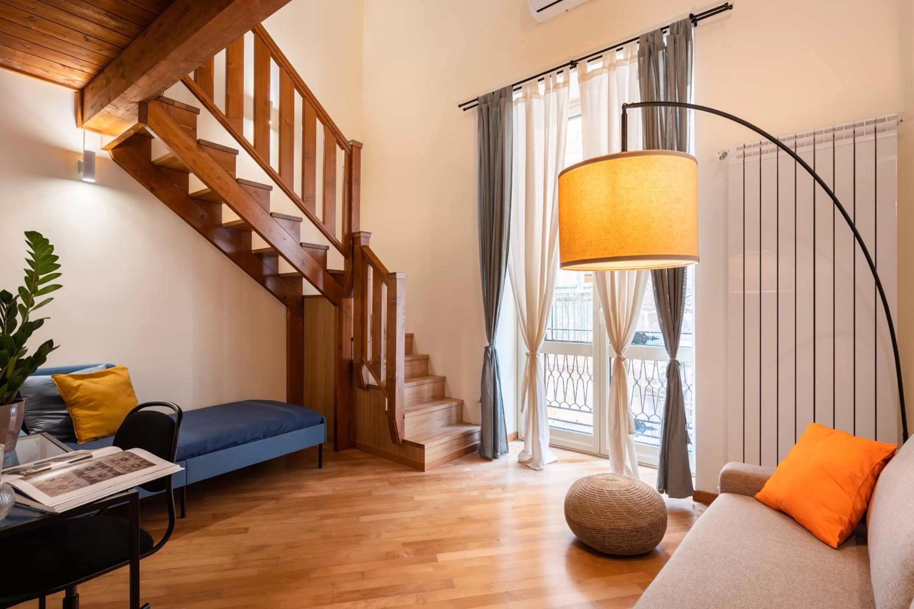 Living room in Open Sicily Residence - Central Apartments Near Quattro Canti