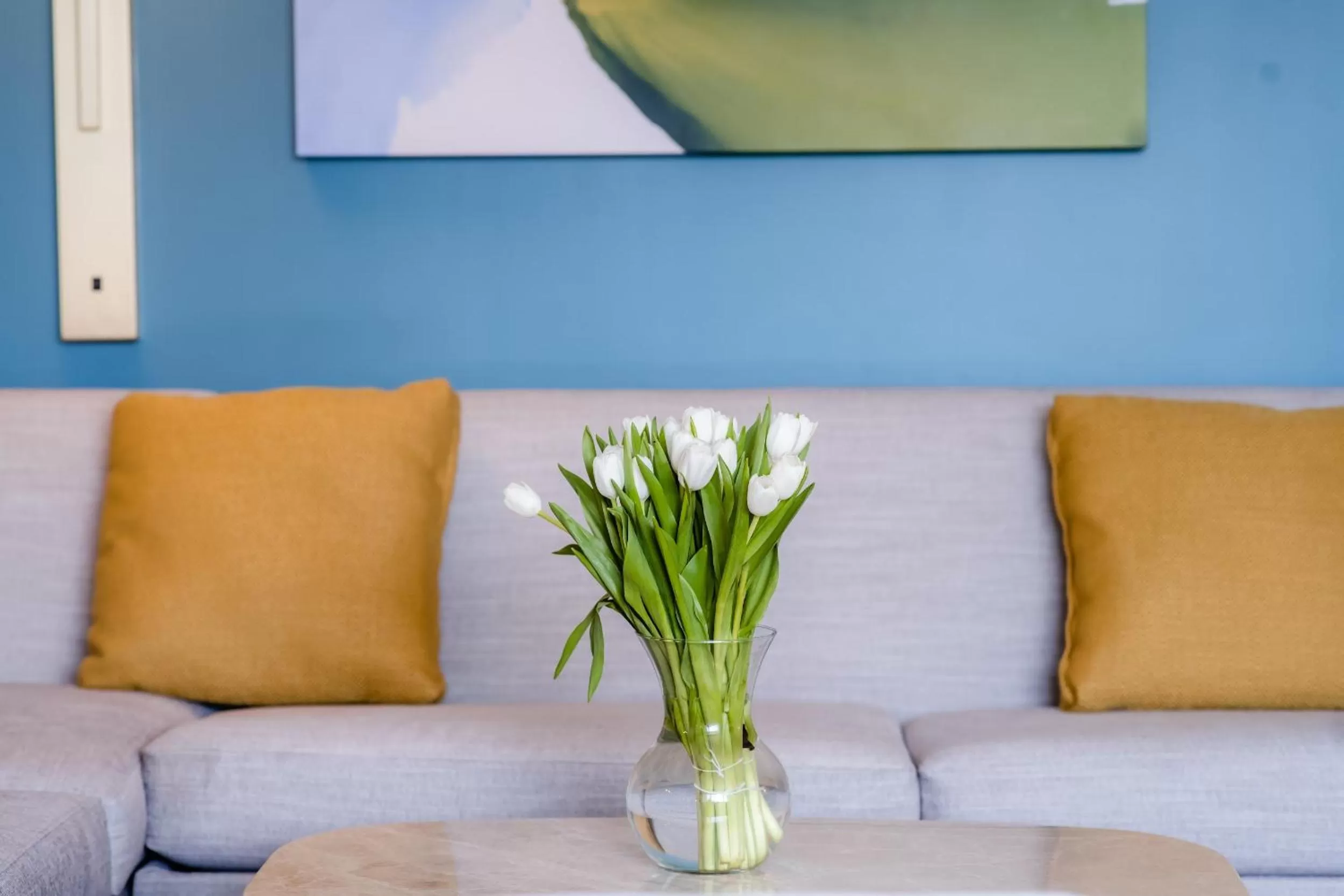 Seating area in Hotel Madera