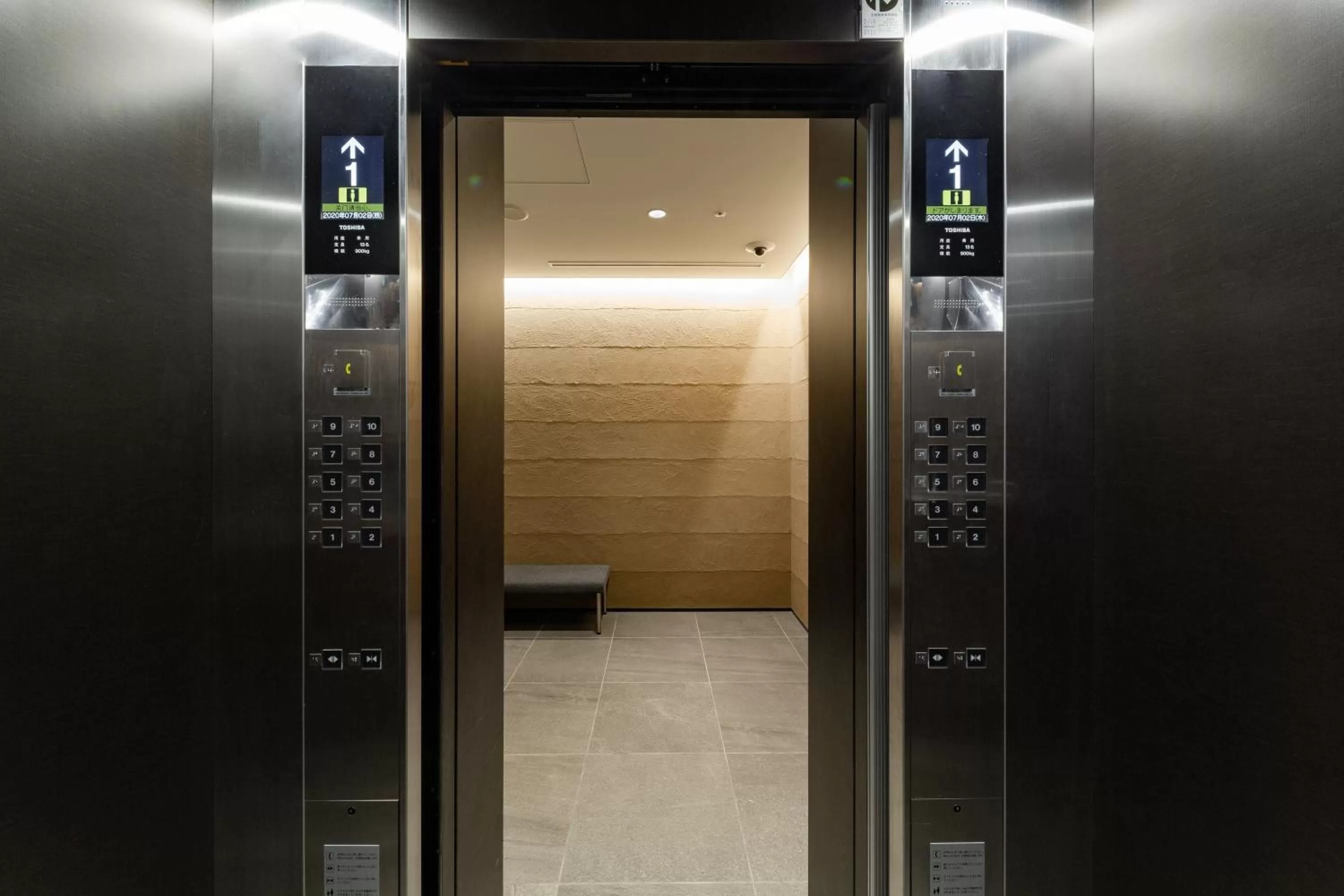 elevator in The OneFive Kyoto Shijo