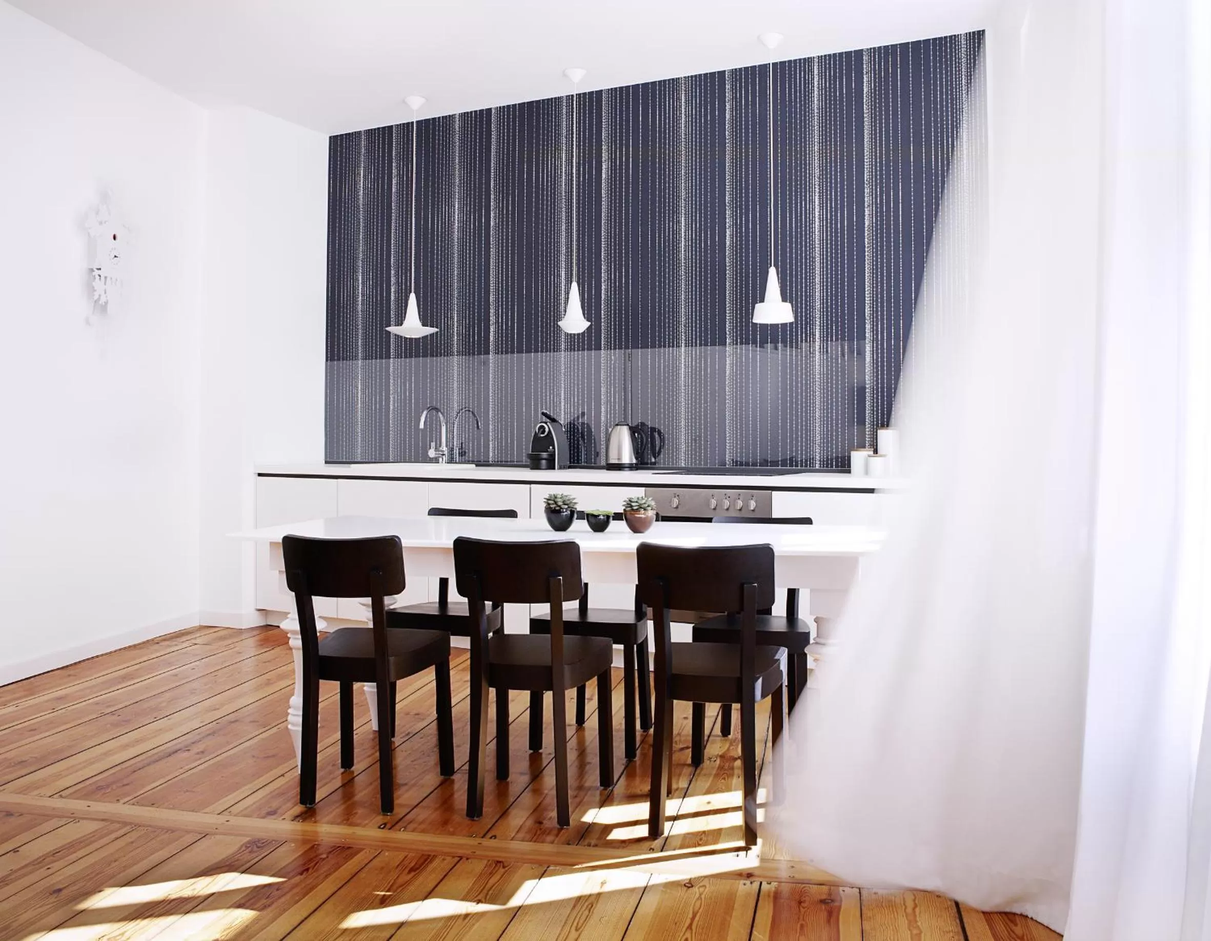 Kitchen or kitchenette in Hotel AMANO Rooms & Apartments