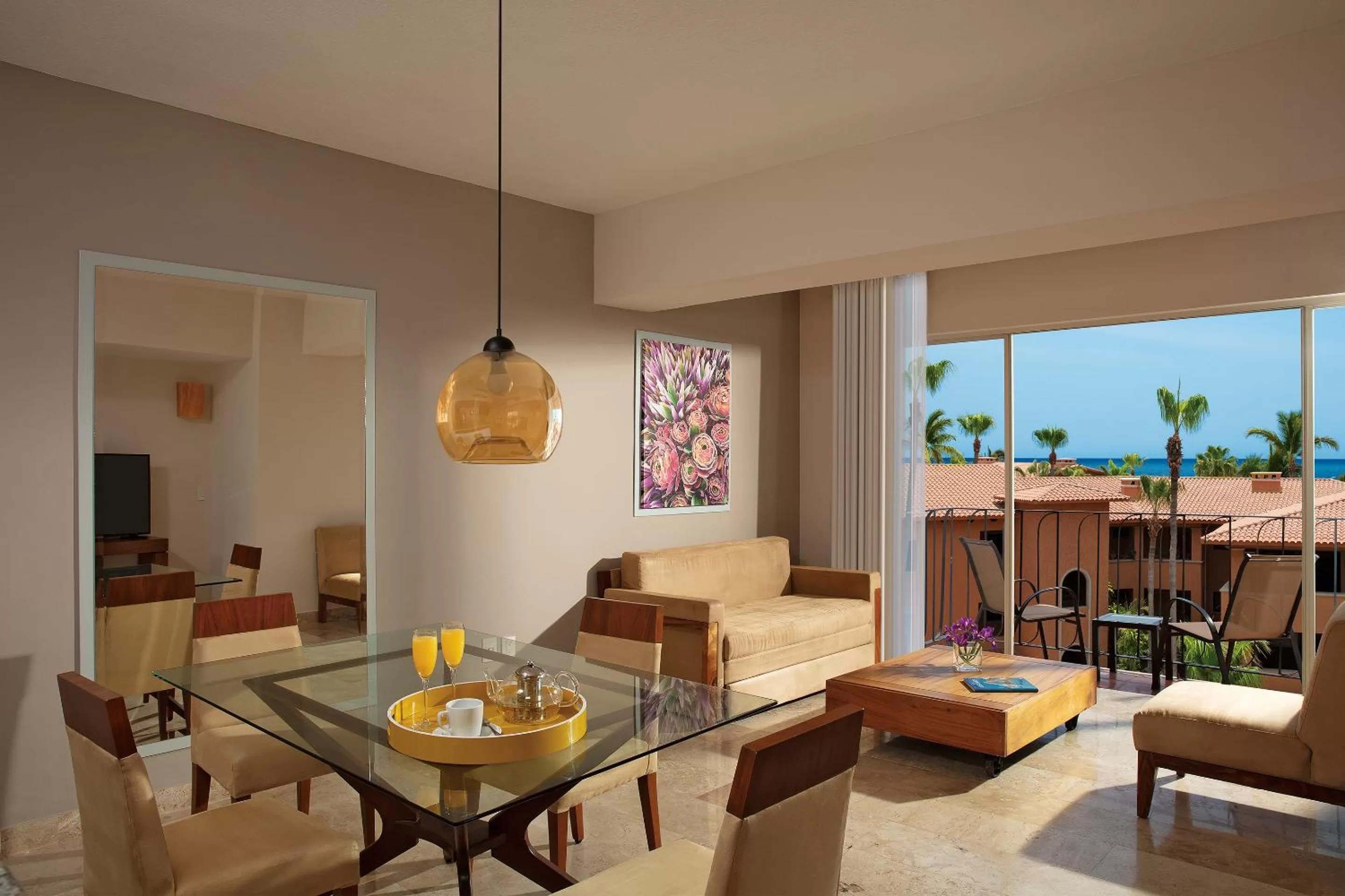 Living room in Krystal Grand Los Cabos - All Inclusive