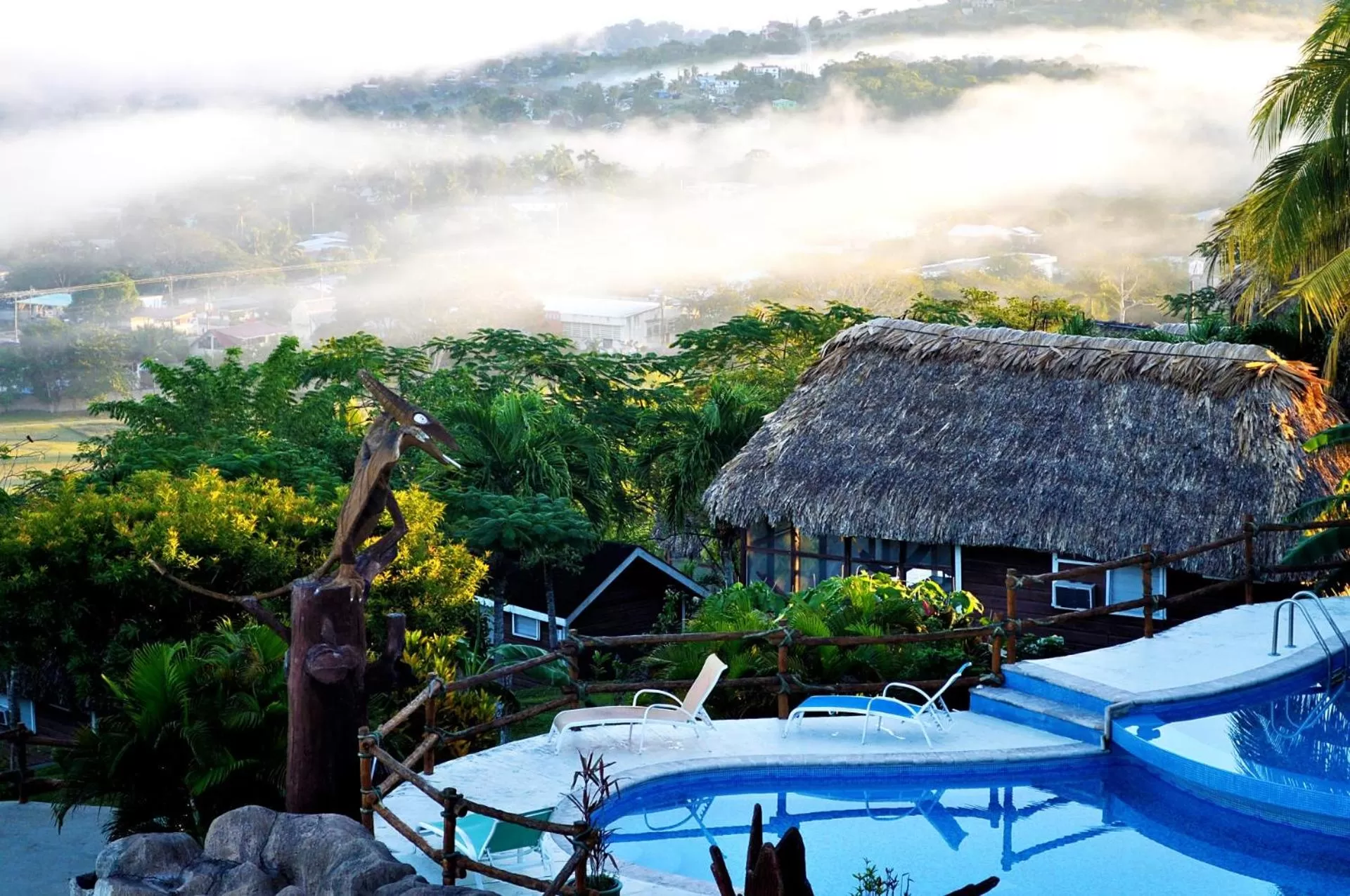 Swimming pool in Cahal Pech Village Resort