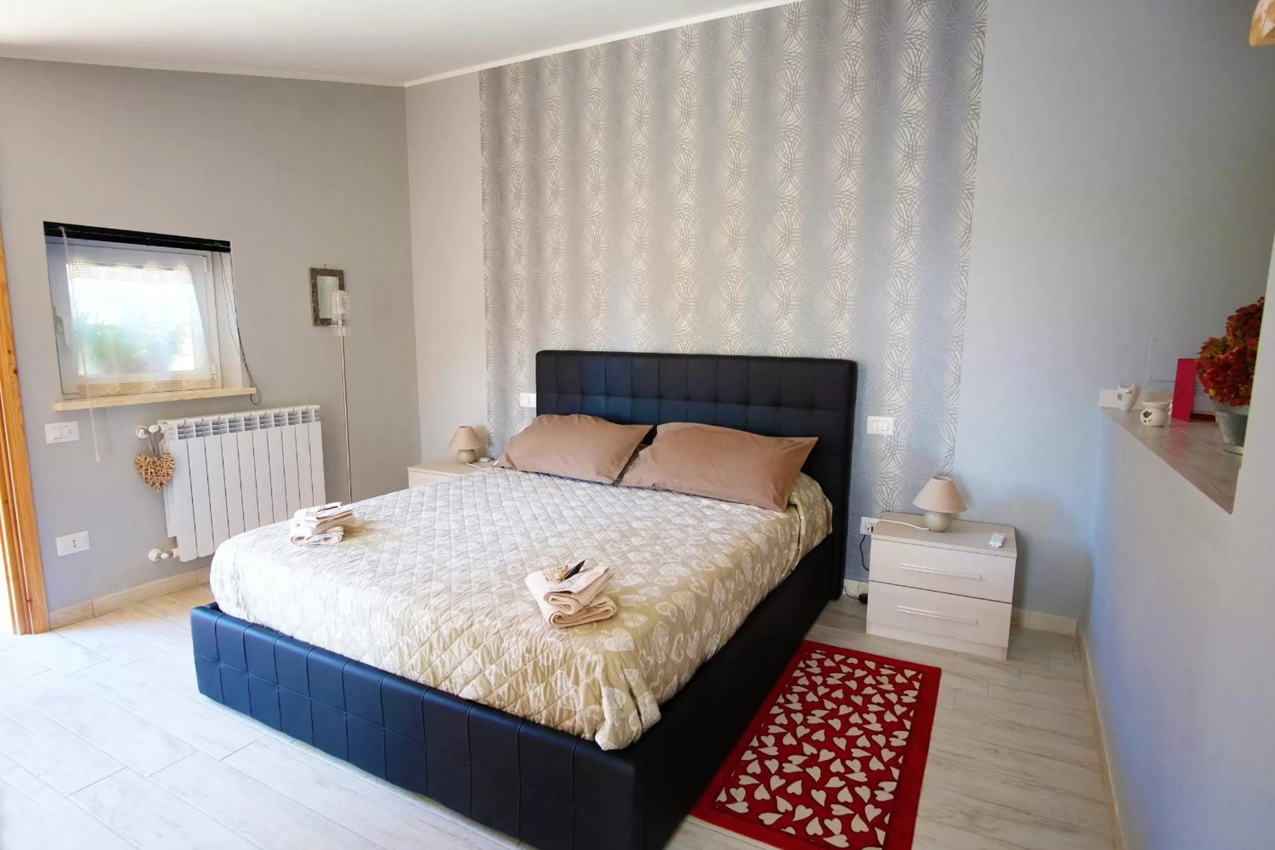 Shower, Bed in Bed and Breakfast Romantica Evasione