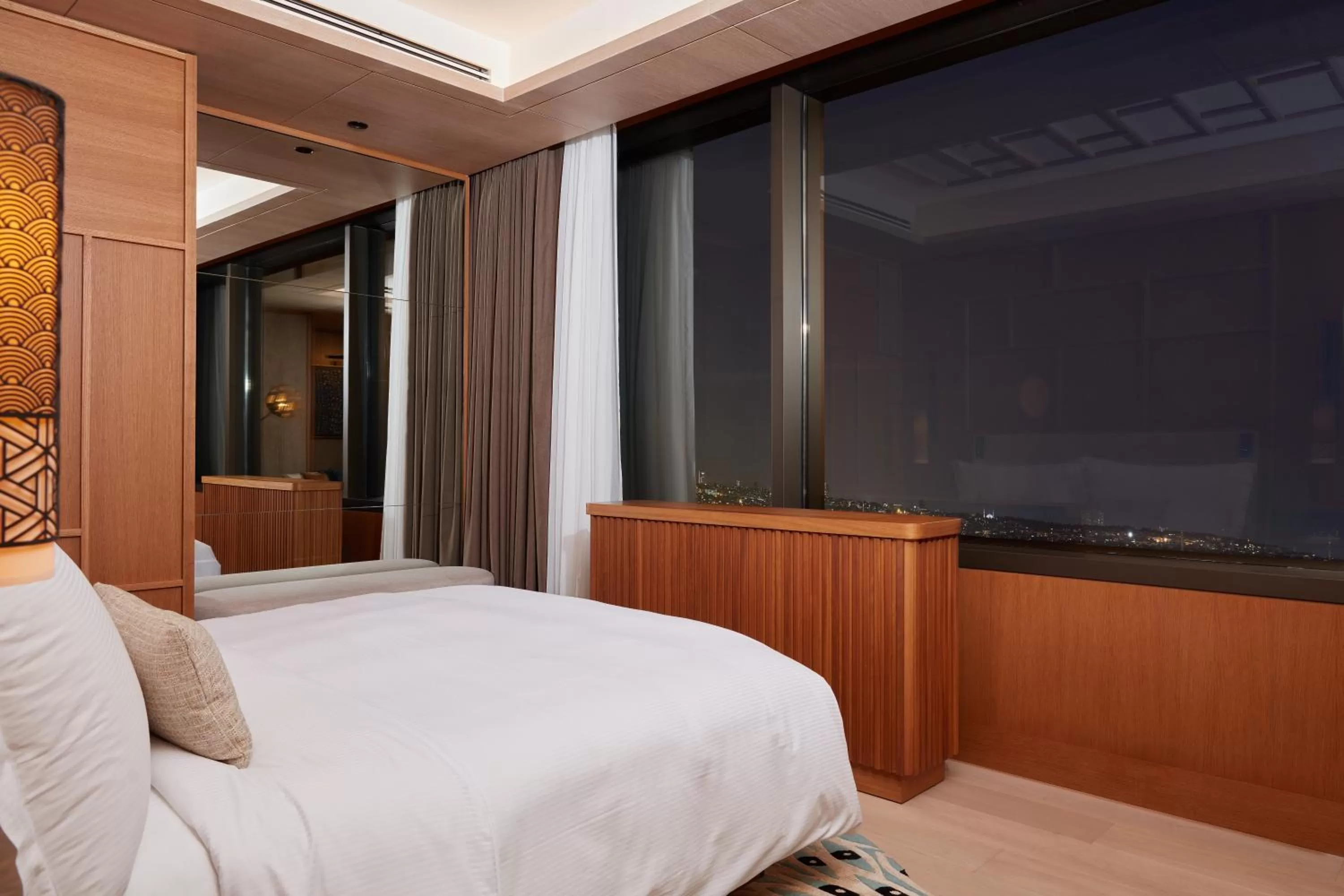 Bed in The Ritz-Carlton, Istanbul at the Bosphorus