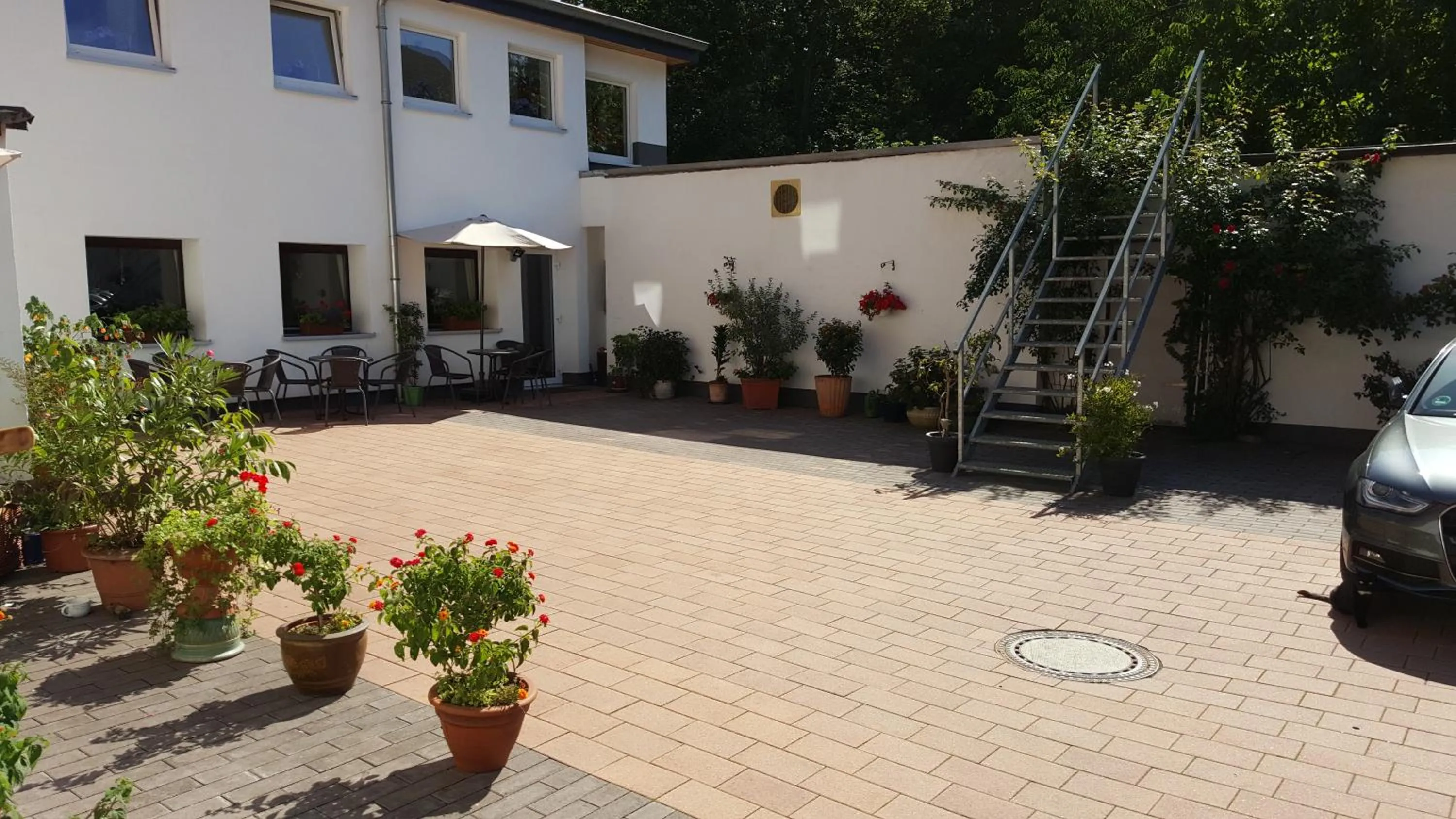 Patio in Hotel Am Kamin