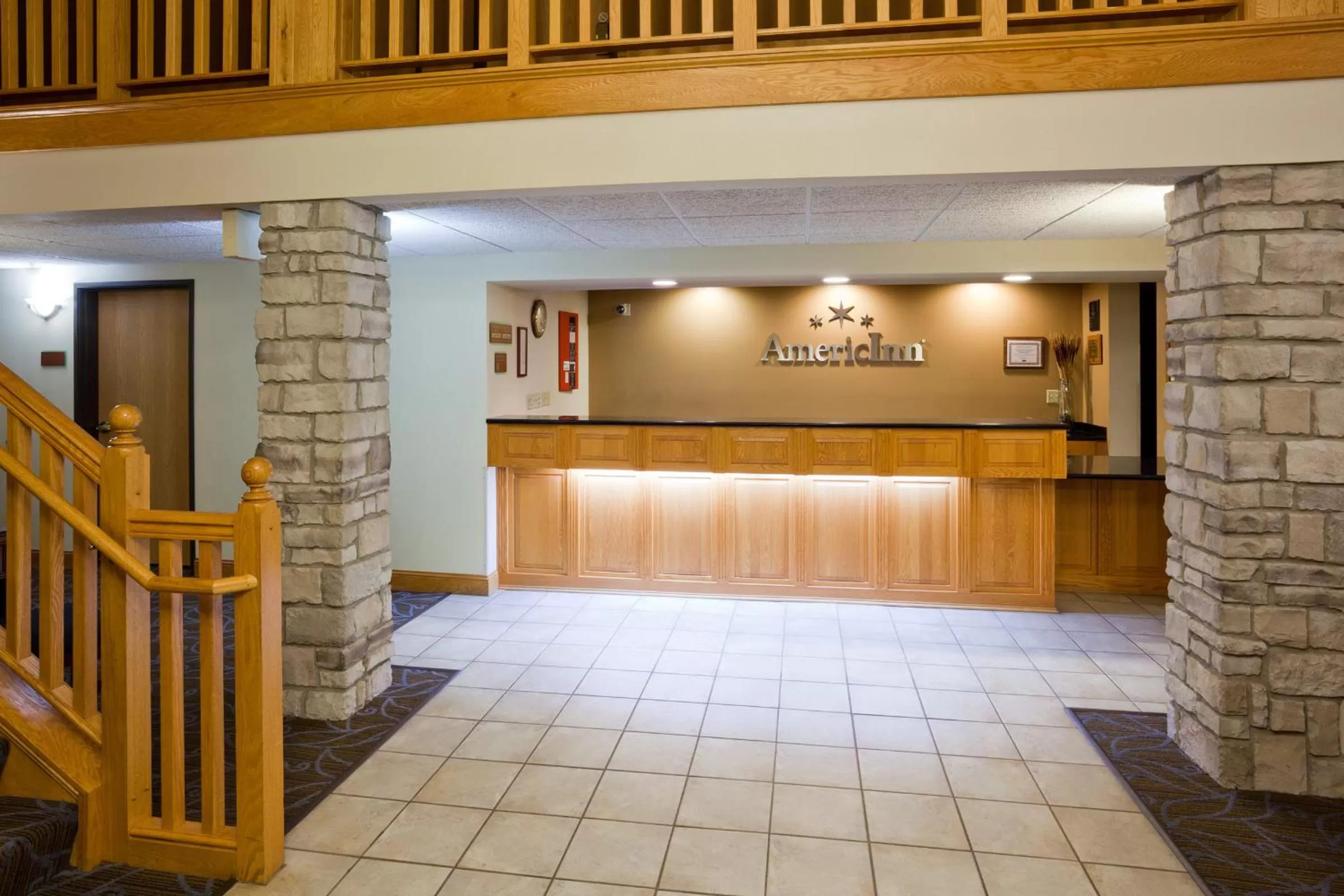 Lobby or reception in AmericInn by Wyndham Princeton MN