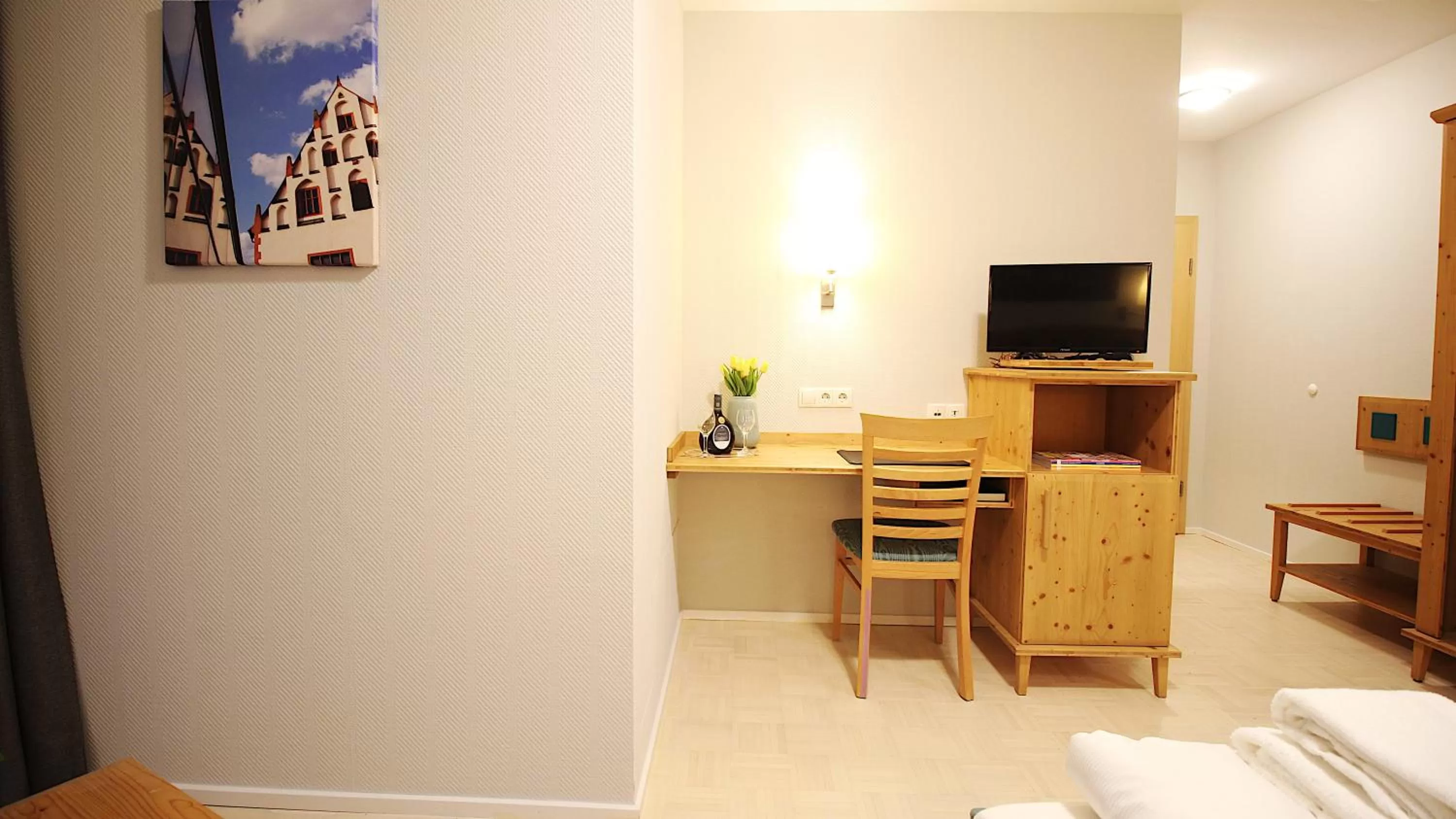 TV and multimedia, Bed in Aparthotel Alte Schmiede Dettelbach