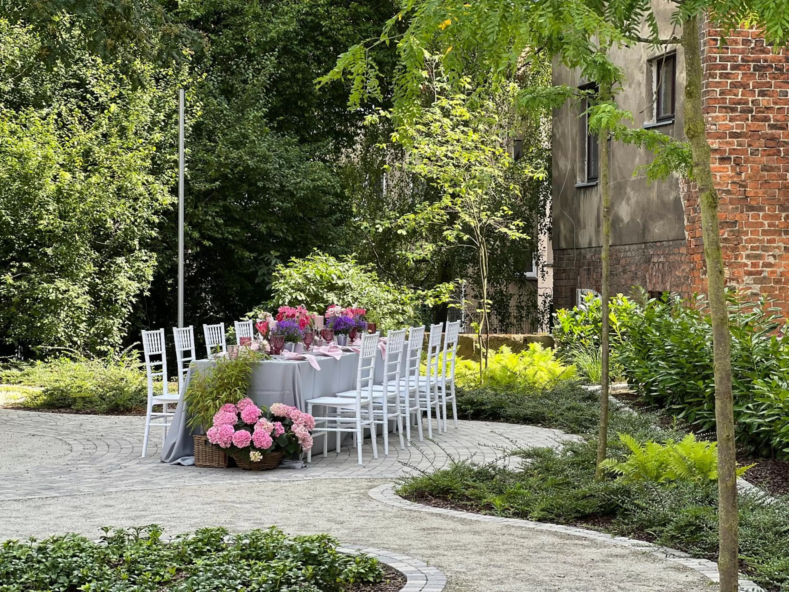 Patio in Kurkowa Apartments