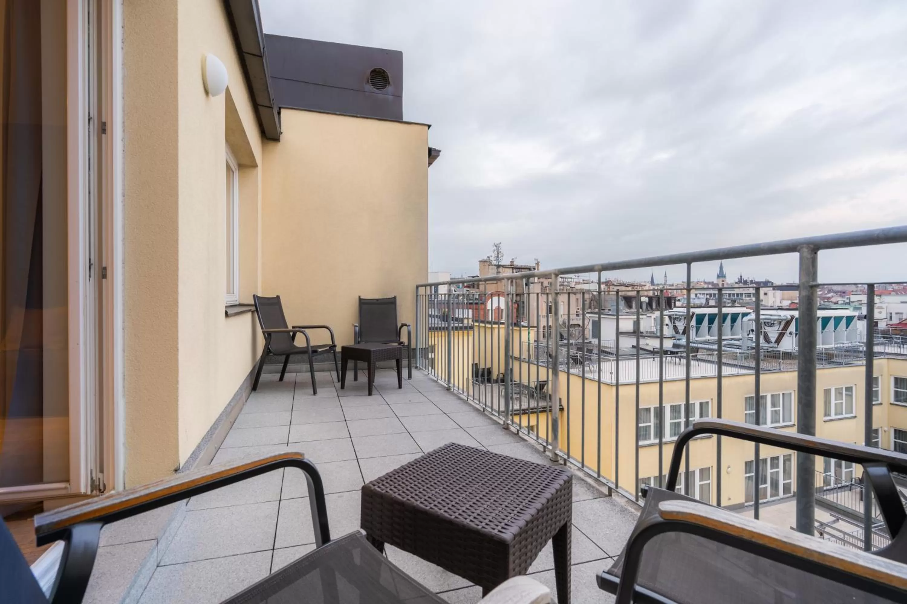 Balcony/Terrace in EA ApartHotel Melantrich