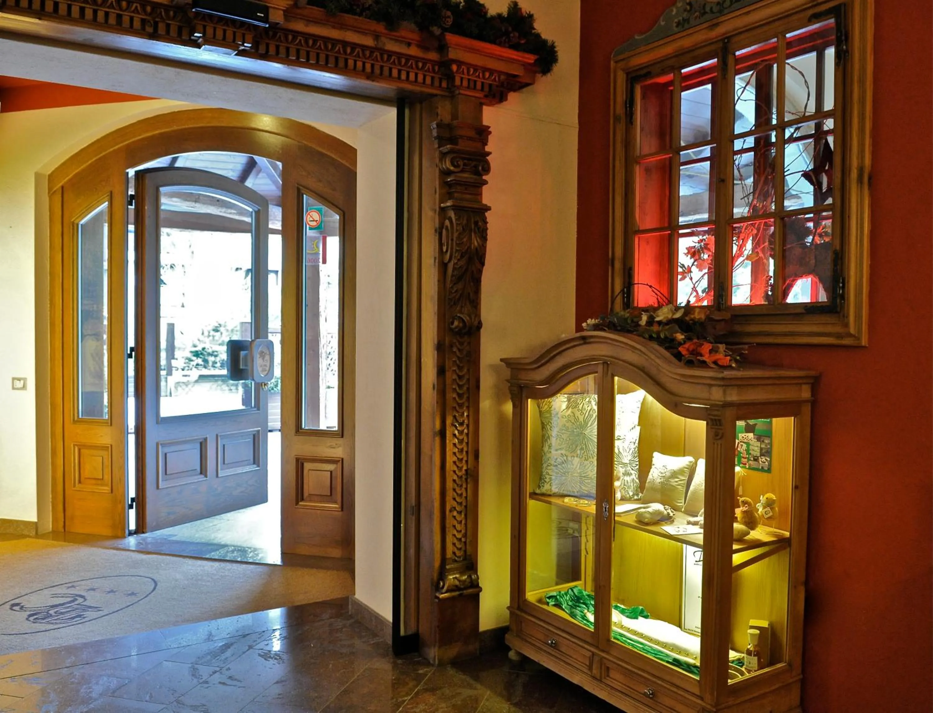 Lobby or reception in Hotel Baita Clementi