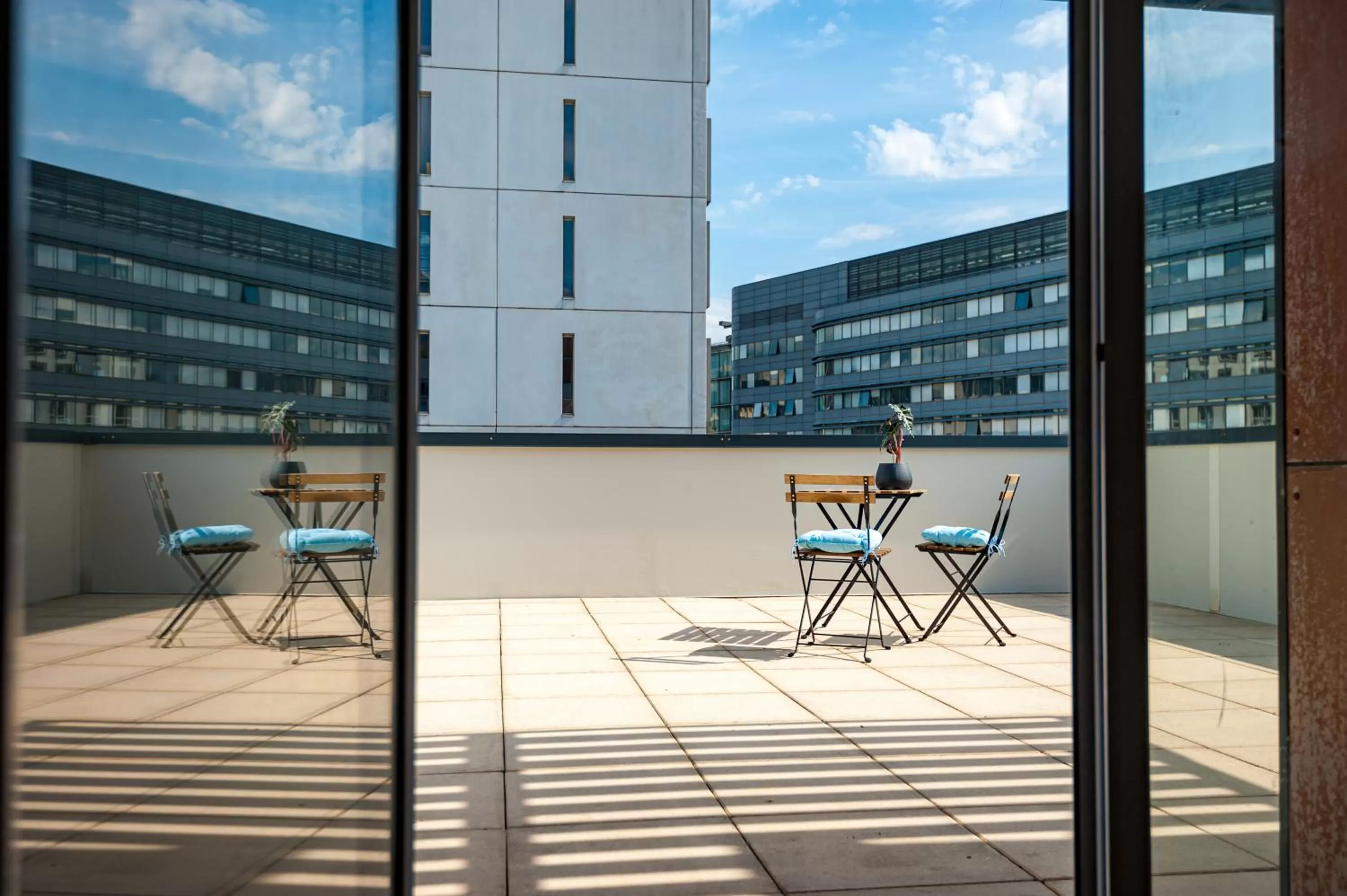 Balcony/Terrace in Apparthotel Le Hüb Grenoble