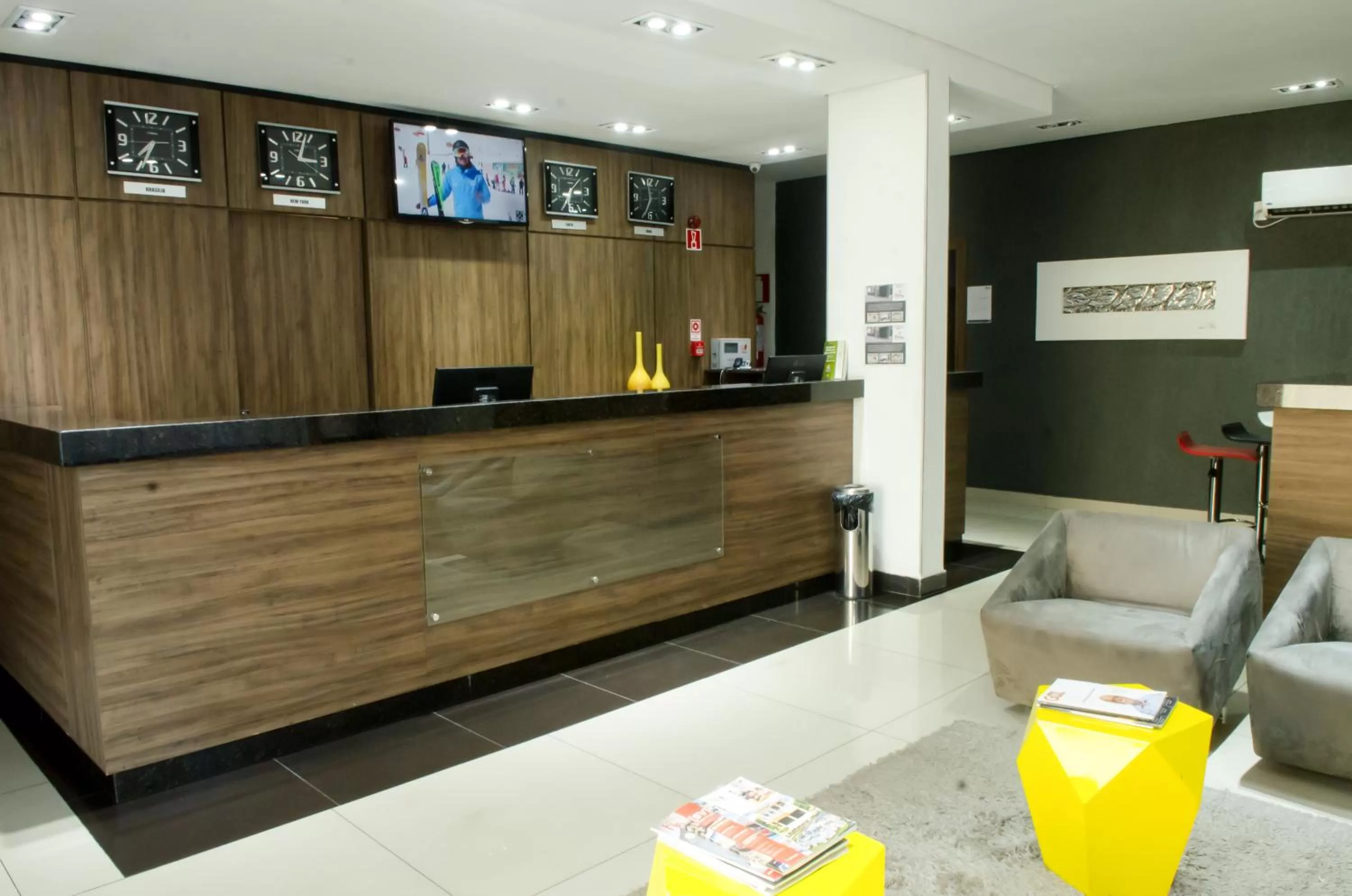 Lobby or reception in Stop Inn Plus Pampulha