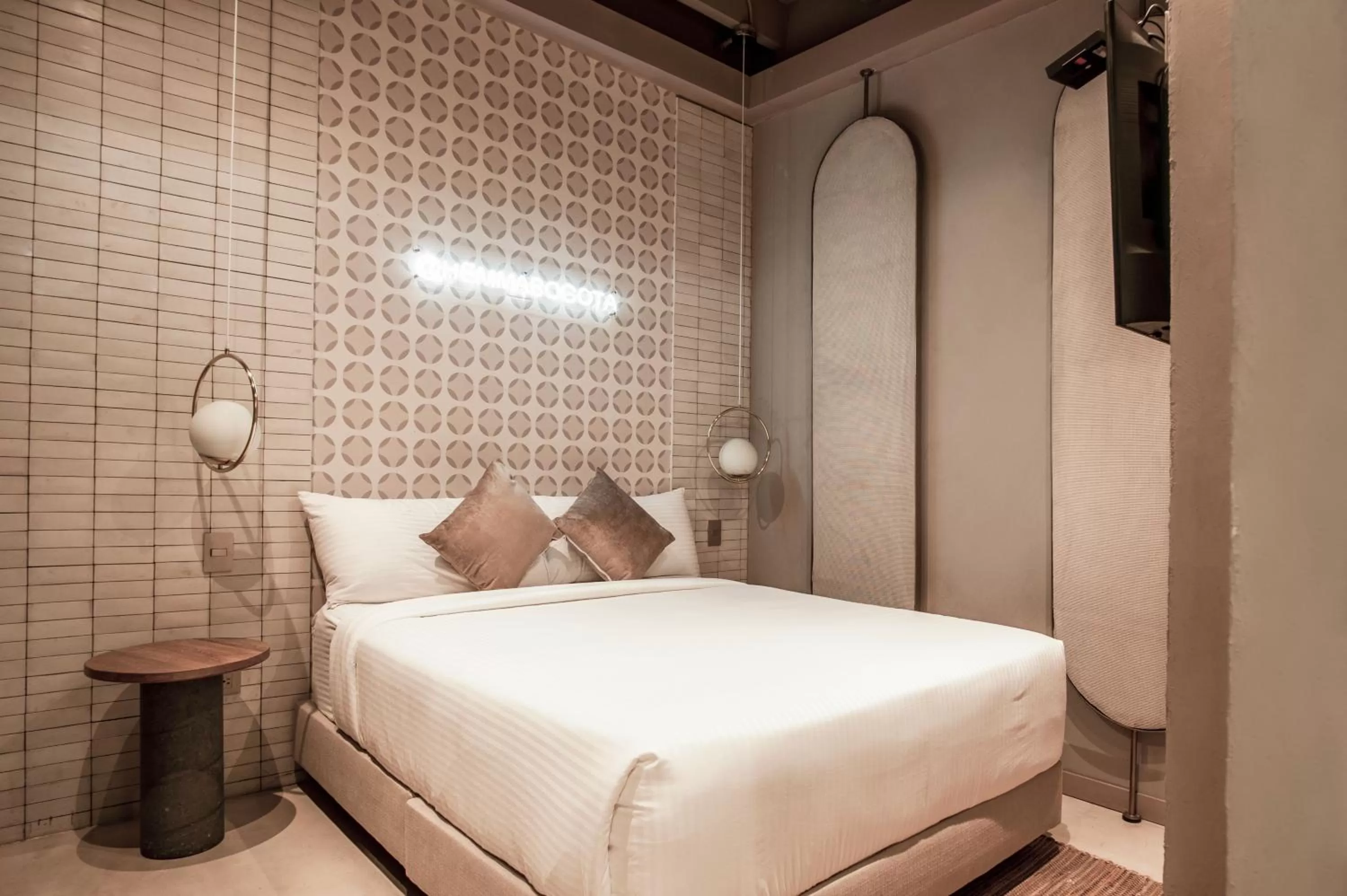 Bed in Hemma Bogotá Country Luxury Suites Hotel