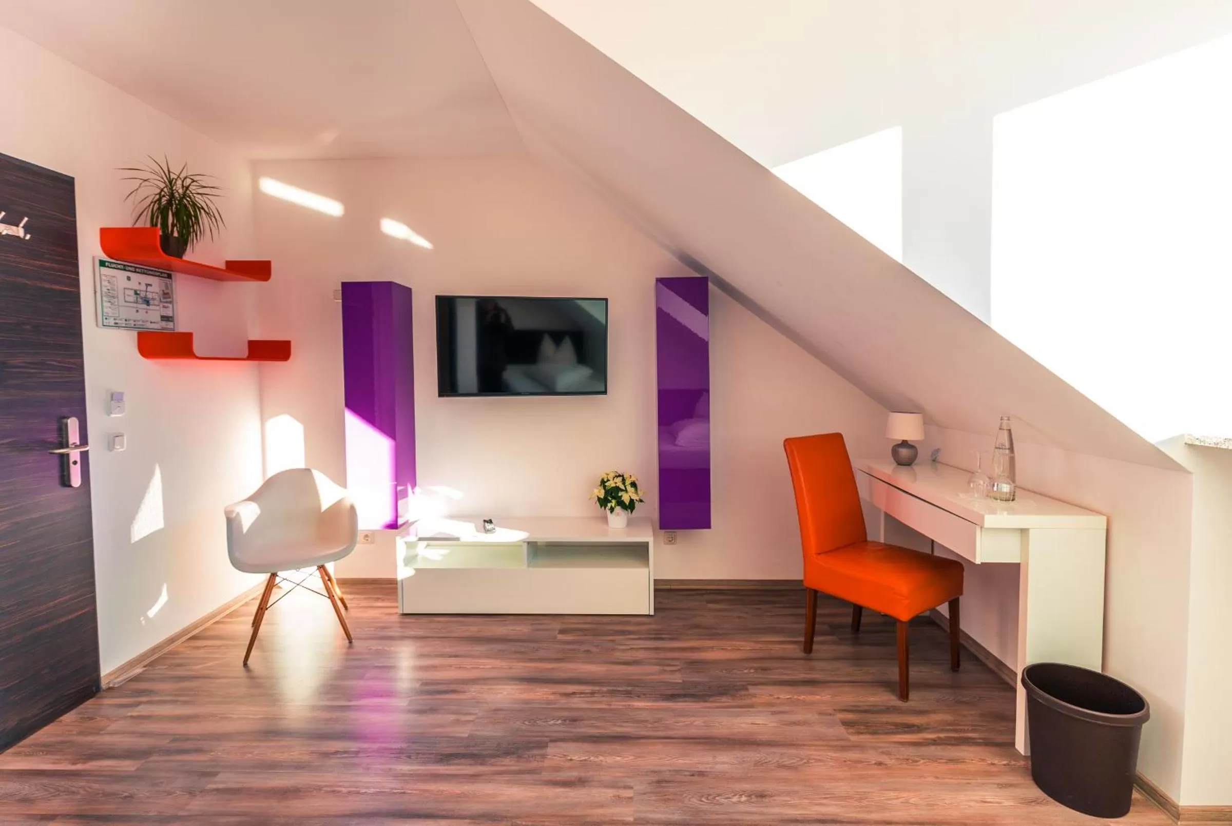 Seating area in Hotel Arooma