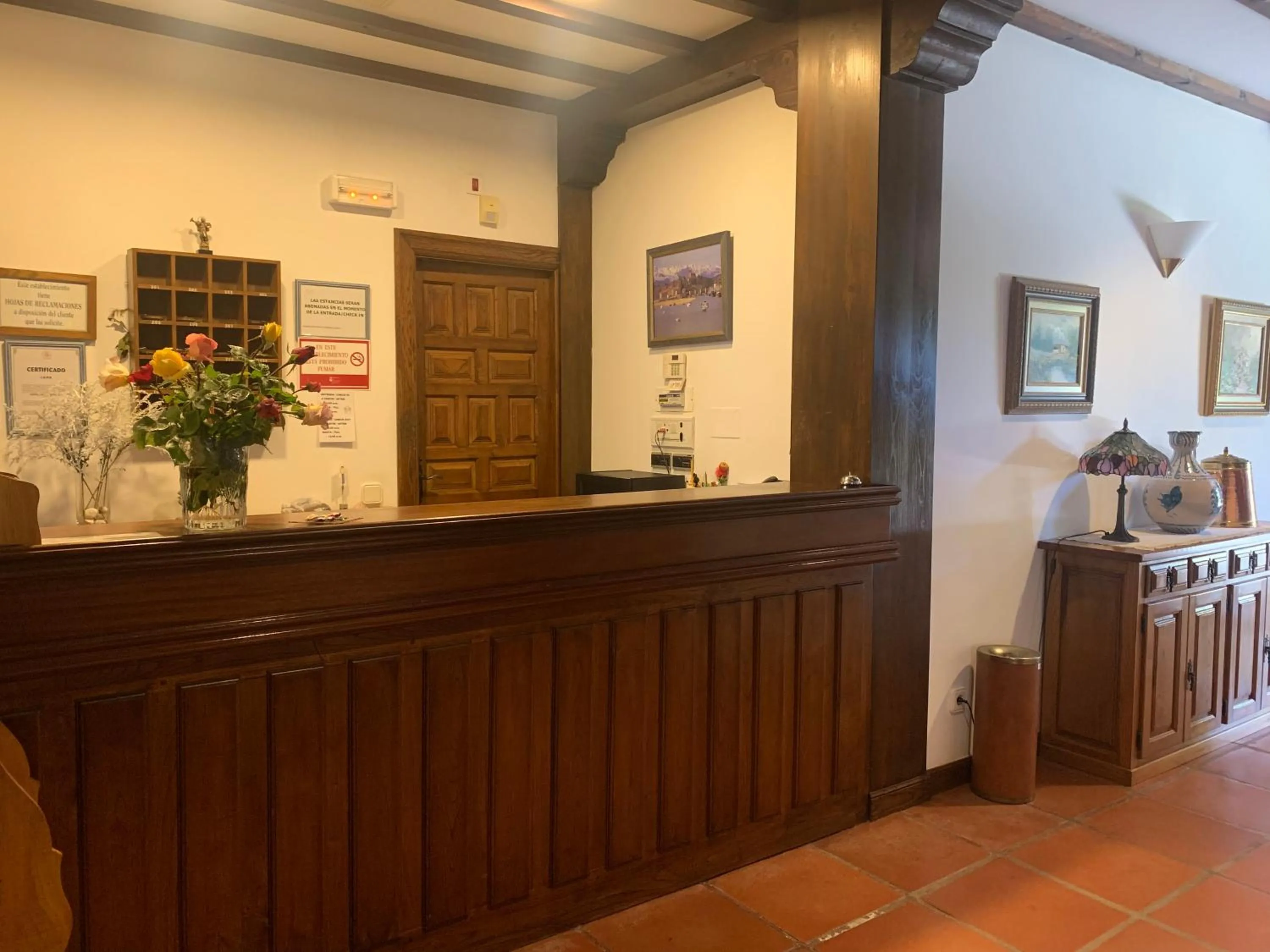 Lobby or reception in Hotel Siglo XVIII