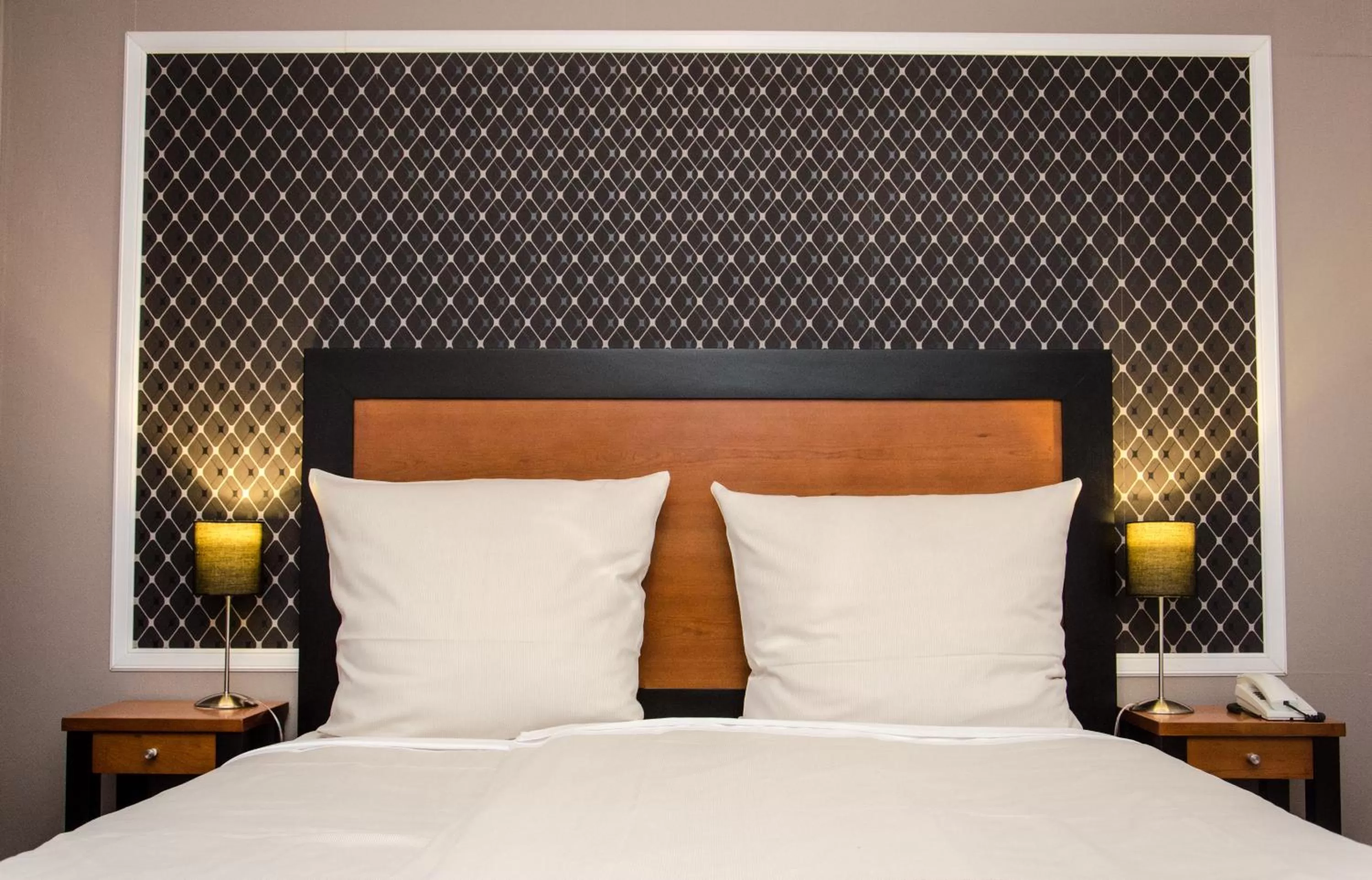 Decorative detail, Bed in Hotel Borchers