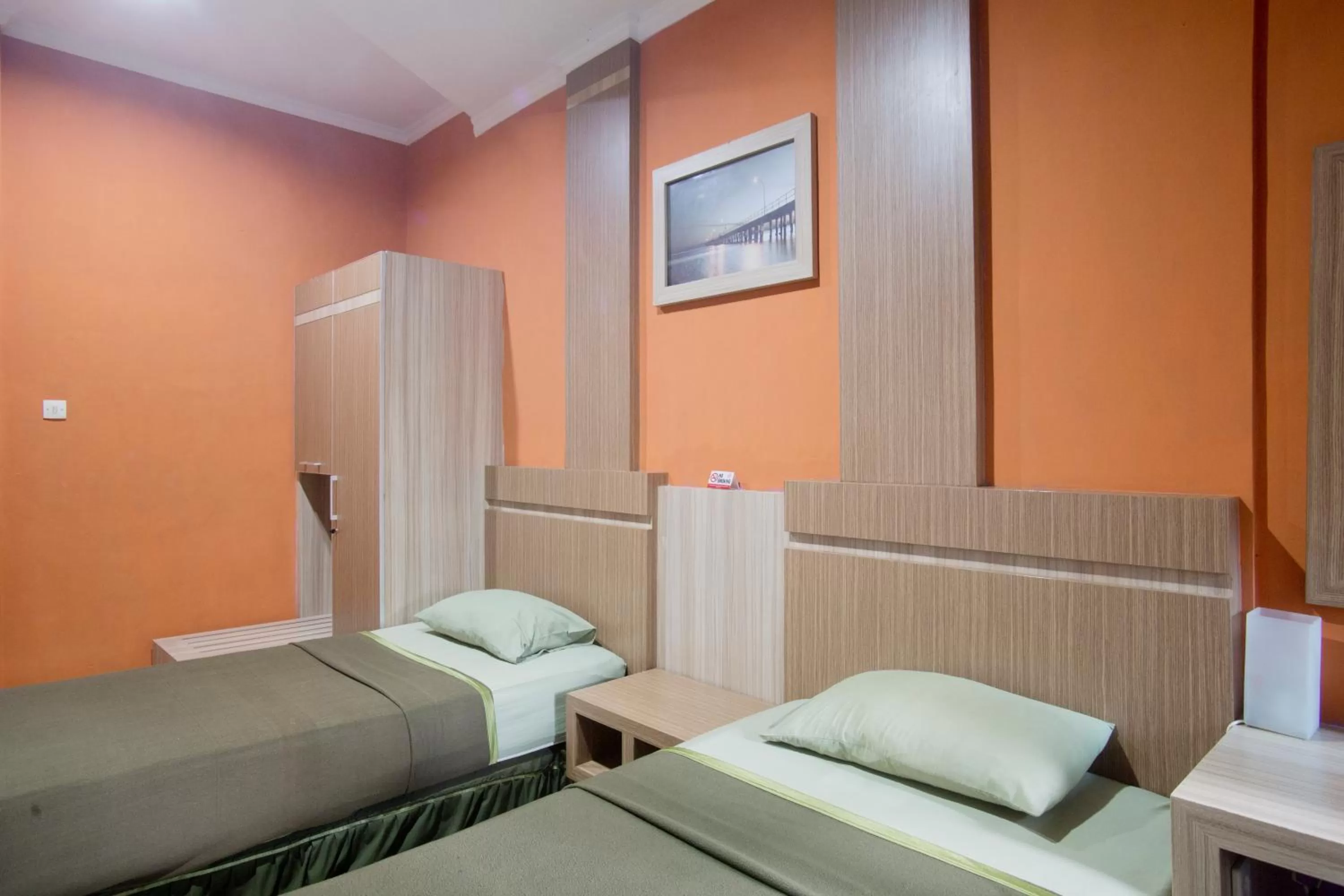 Bed in Hotel Galuh Anindita