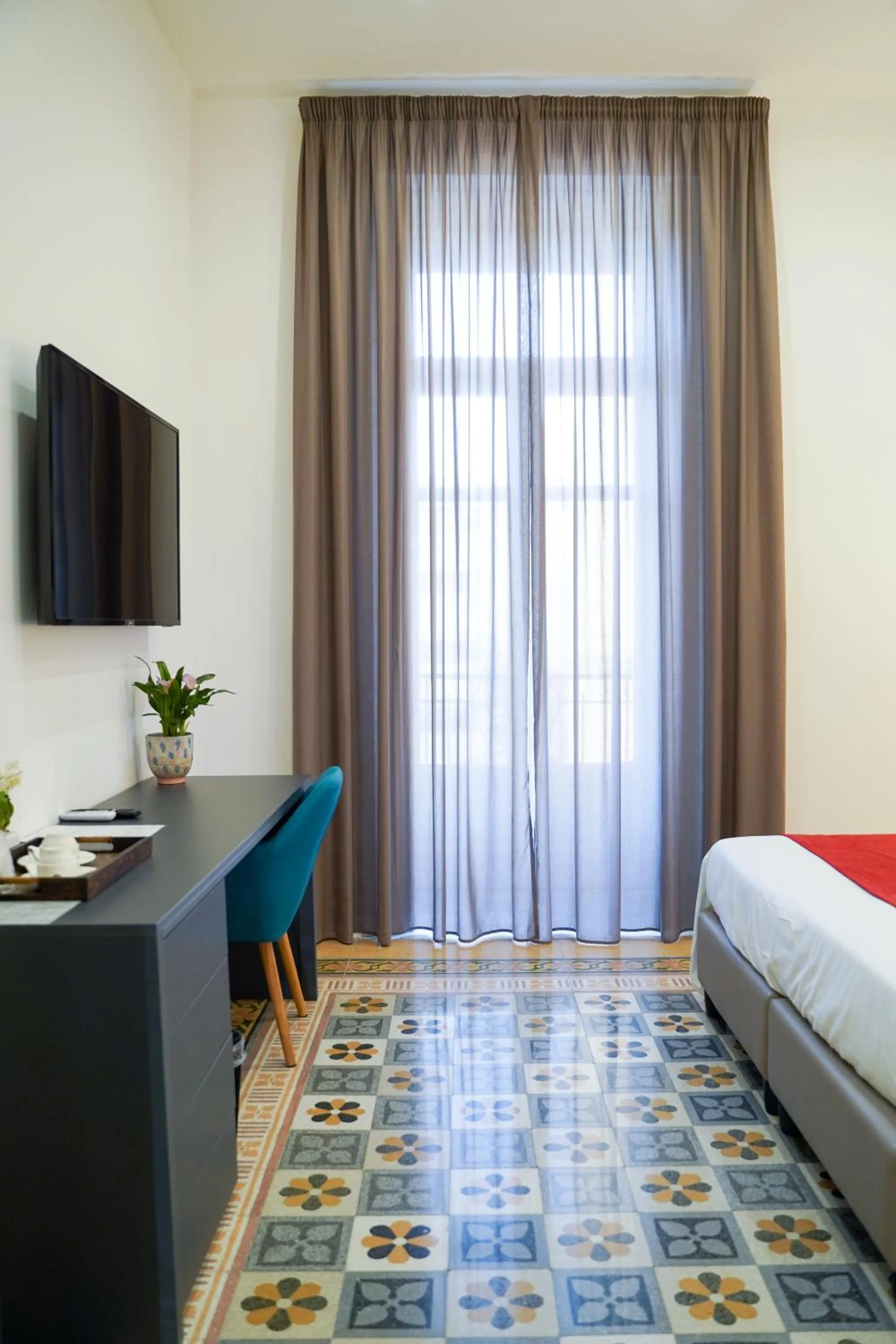 Bed in Hotel Cimarosa