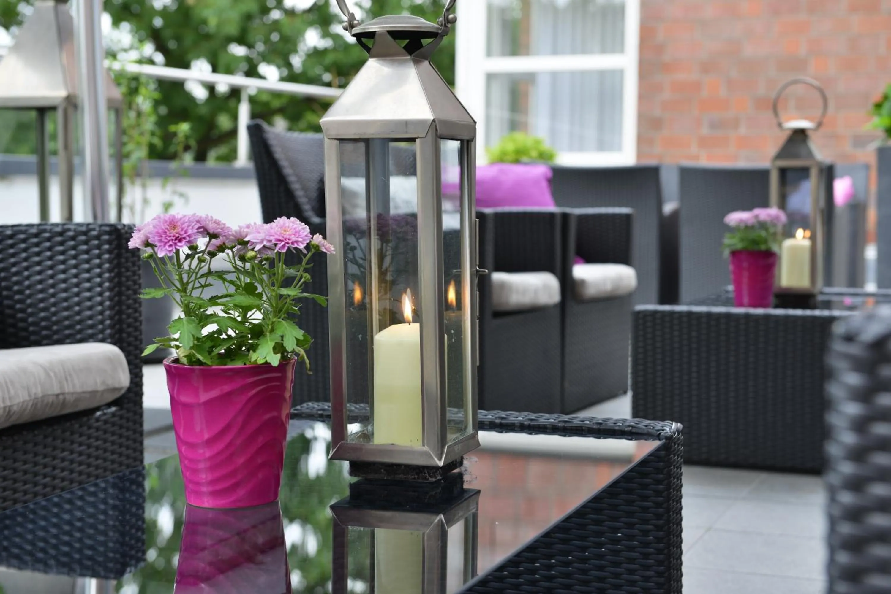 Patio in Hotel Friends Hückelhoven